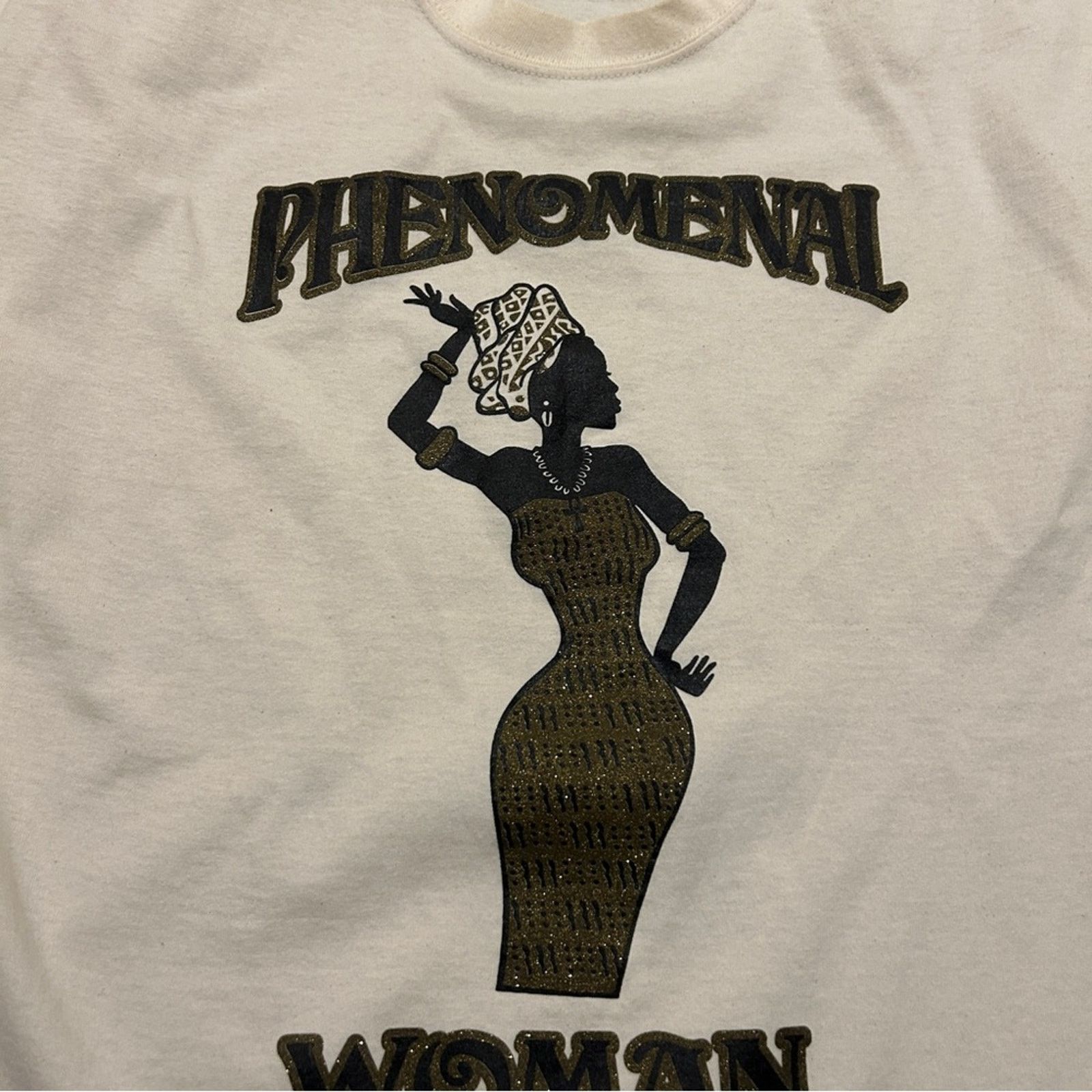 Jerzees 2000s Vintage Black History Phenomenal Woman Graphic Tee Size L / US 10 / IT 46 - 8 Thumbnail
