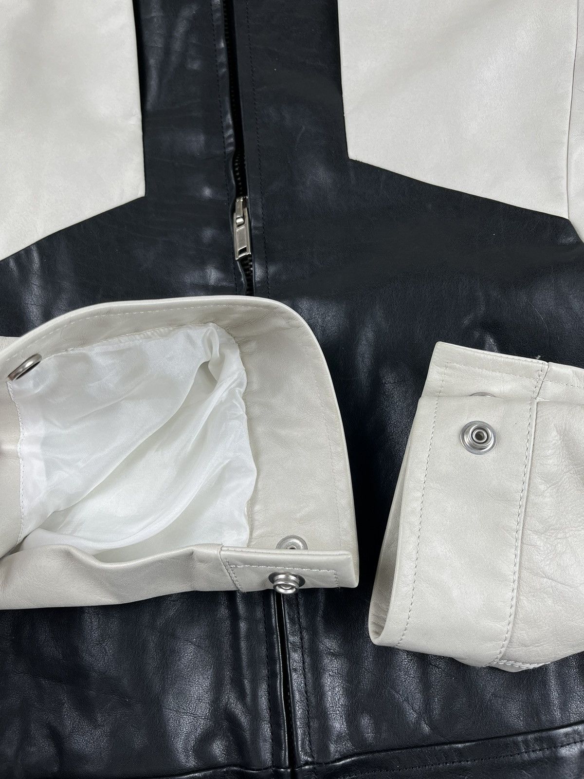 Rick Owens SS12 Rick Owens Naska Paneled Moto Bomber Leather Jacket Size US M / EU 48-50 / 2 - 5 Thumbnail