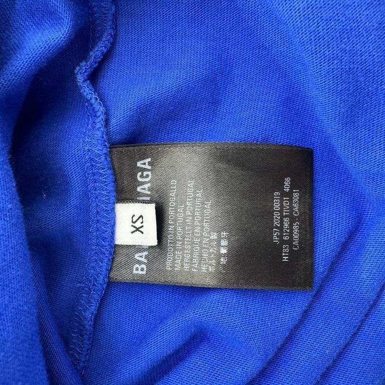 Balenciaga Balenciaga Electric Blue Short Sleeve Top Size US XS / EU 42 / 0 - 5 Thumbnail