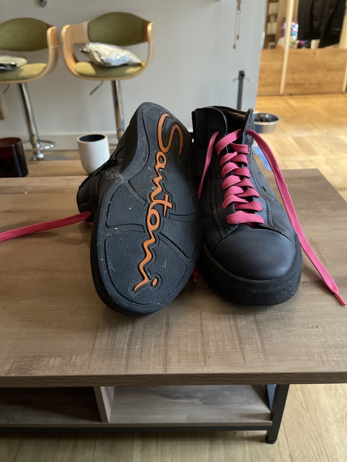 Santoni Santoni sneaker blue black (sole) and pink (laces) Size US 9.5 / EU 42-43 - 9 Thumbnail