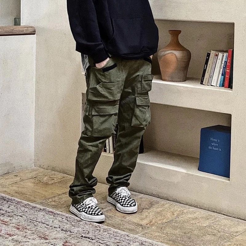 Vintage Military pocket flare cargo pants Size US 34 / EU 50 - 3 Thumbnail