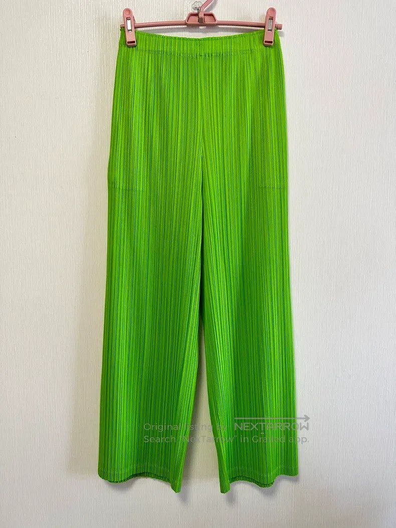 Issey Miyake Issey Miyake size:3 Green Pants Size 22" - 1 Thumbnail