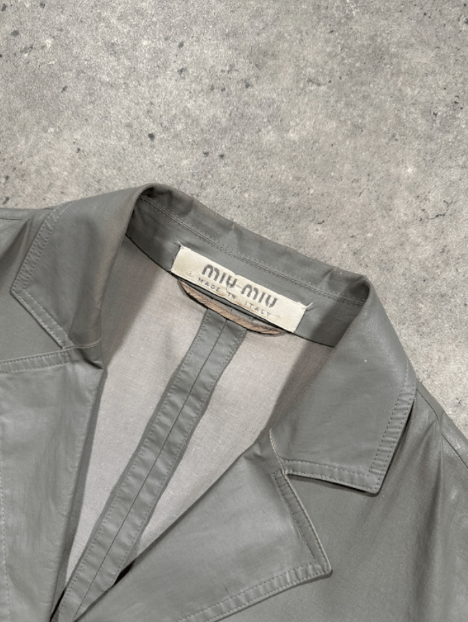 Miu Miu × Prada Miu Miu Jacket 1999 Coat Blazer 1998 Overcoat Runaway EX0112 Size S / US 4 / IT 40 - 10 Thumbnail