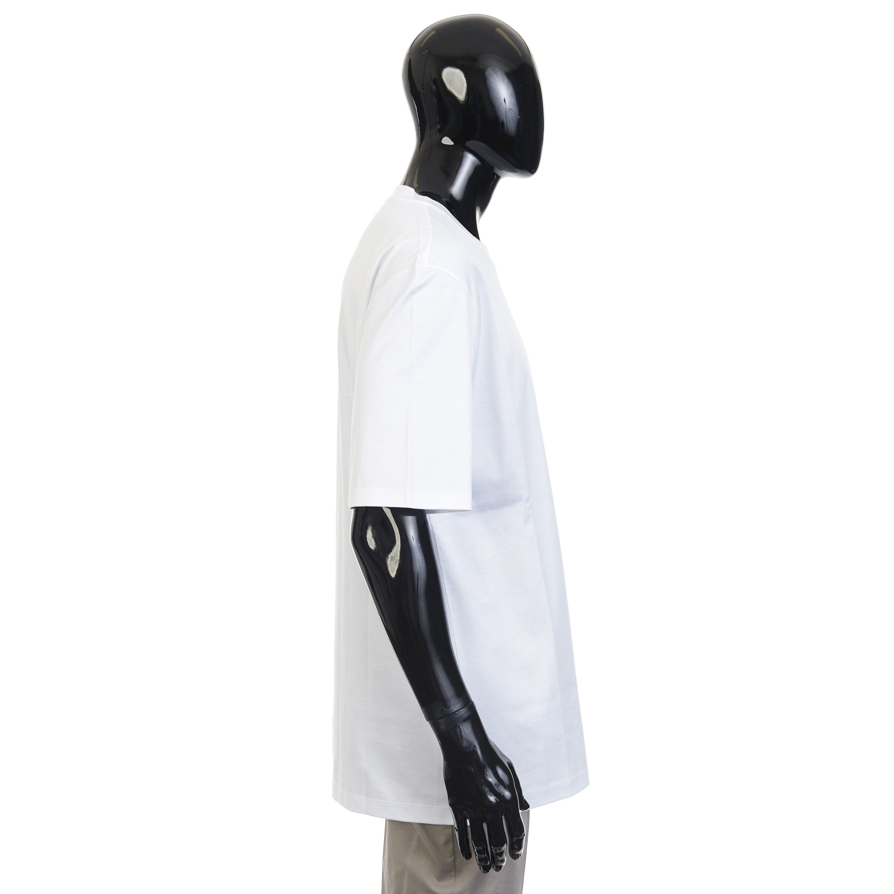 Brunello Cucinelli White Cotton Jersey Crew neck Tshirt With Logo Size M Size US M / EU 48-50 / 2 - 7 Thumbnail