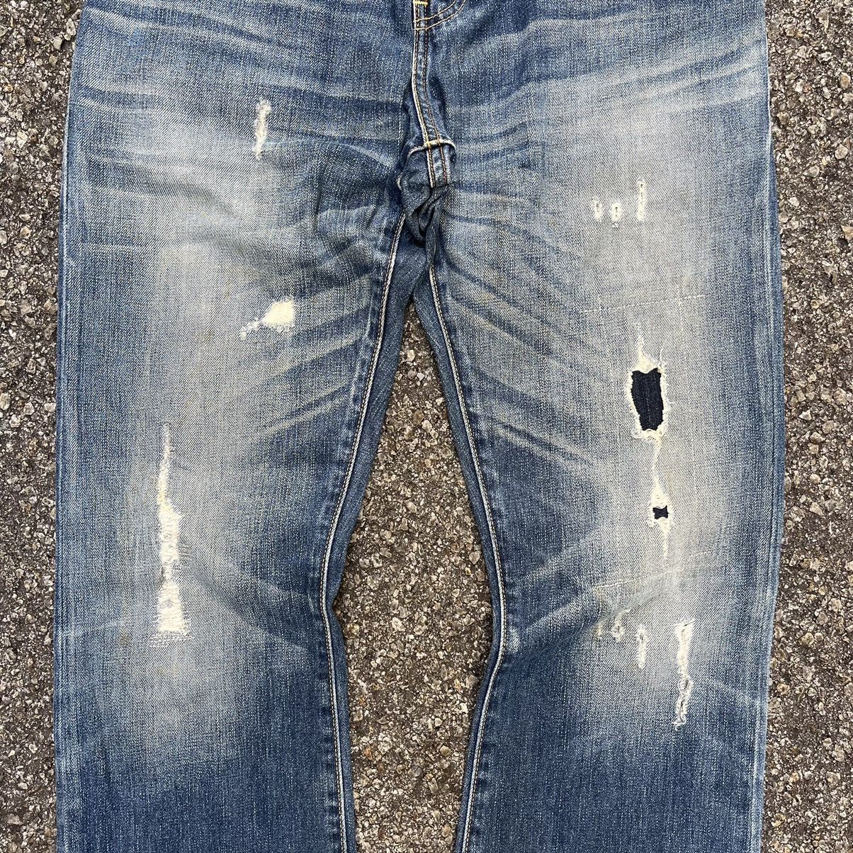 Levi's Flare Jeans Vintage Levis 517 Distressed Boot Cut Denim Size US 30 / EU 46 - 3 Thumbnail