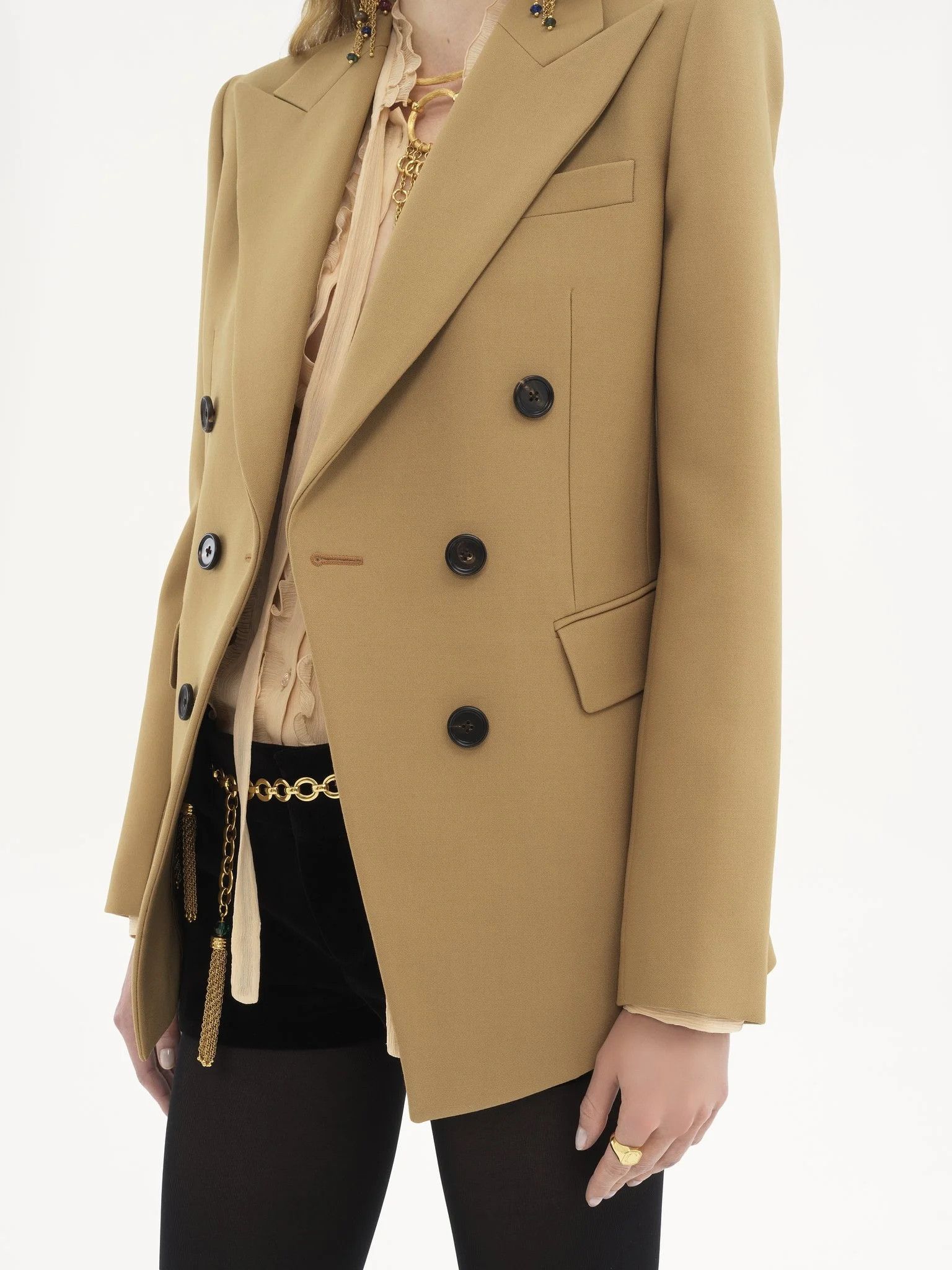 Chloe o1loc1c10226 Jacket in Nut Size L / US 10 / IT 46 - 5 Thumbnail