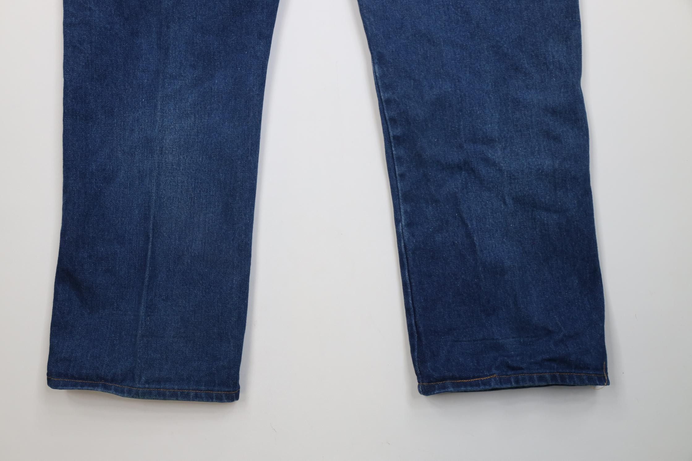 Wrangler Vintage 70s 80s Wrangler Flared Bootcut Denim Jeans USA Size US 38 / EU 54 - 15 Thumbnail