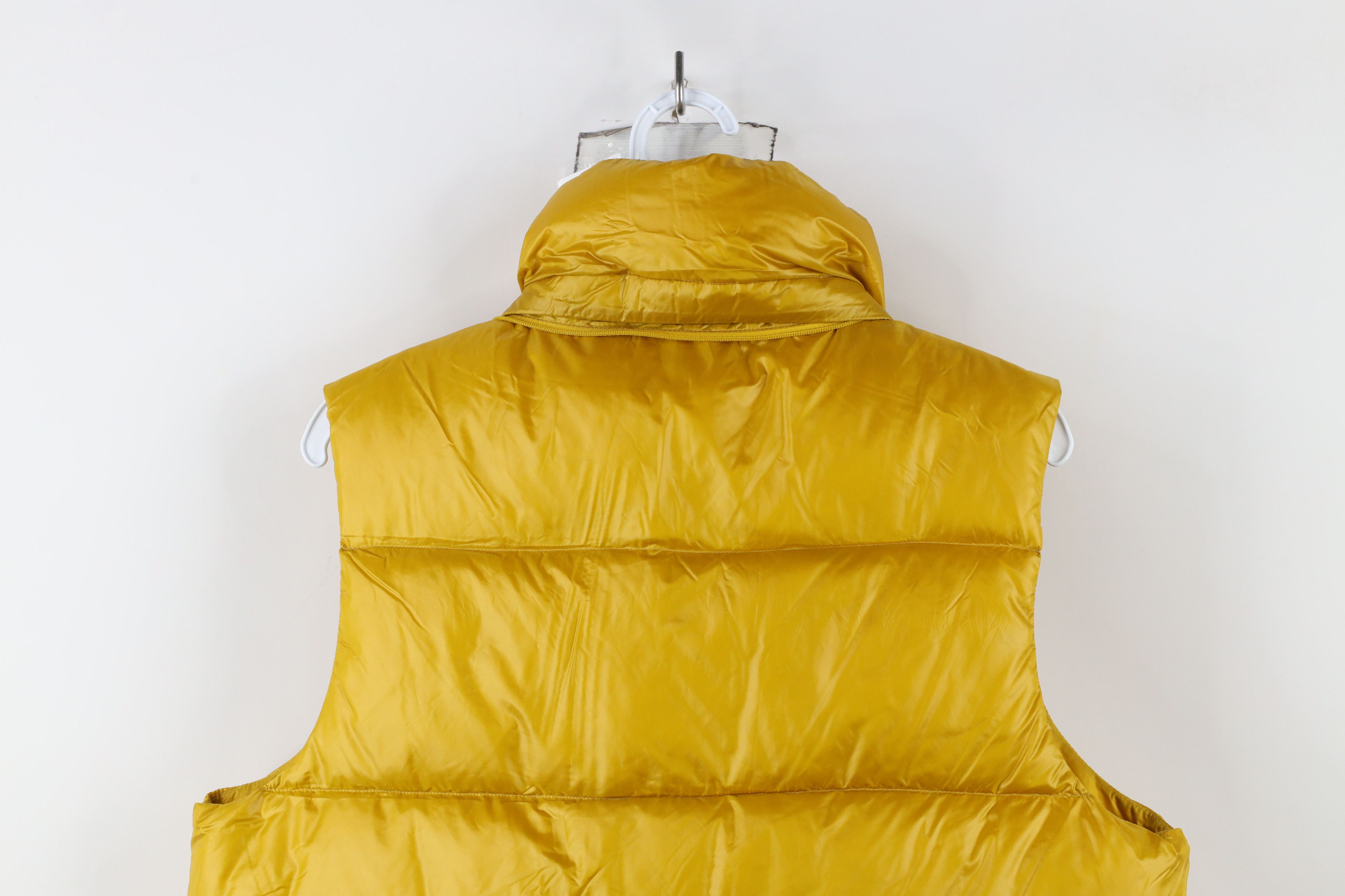 Athleta × Vintage Athleta Lofty Duck Down Full Zip Puffer Vest Jacket Gold Size M / US 6-8 / IT 42-44 - 11 Thumbnail