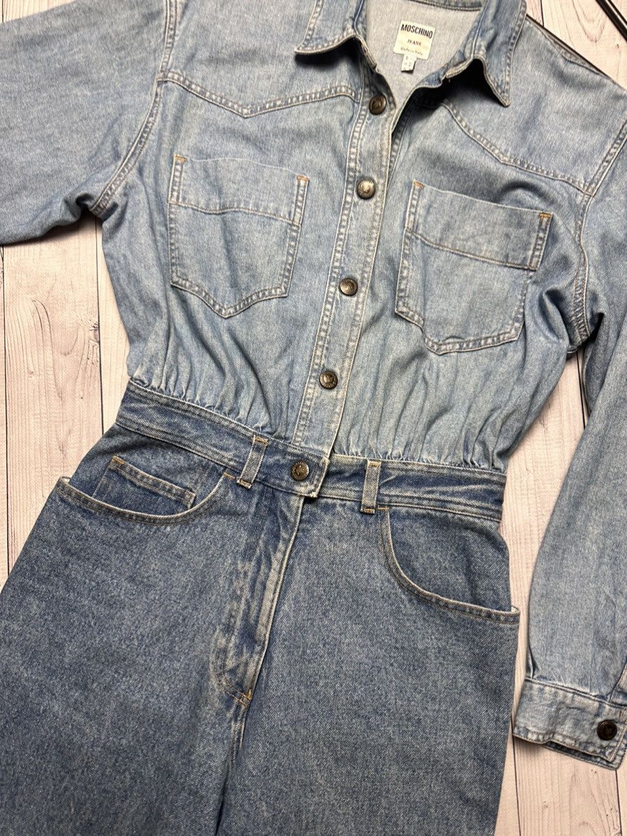 Other Vintage Moschino denim overalls jeans size S/M rare Size L / US 10 / IT 46 - 8 Thumbnail