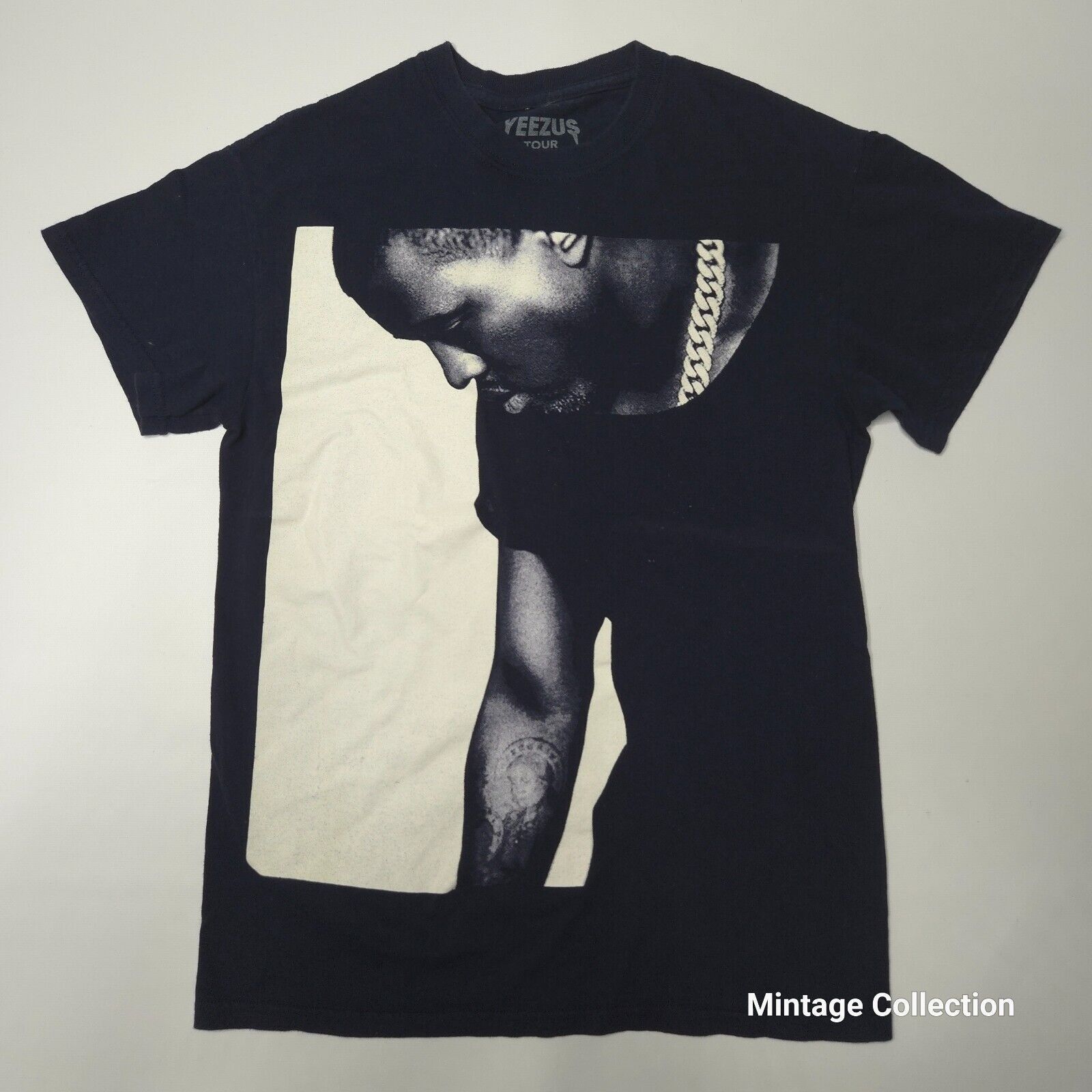 Yeezy Yeezus Tour Kanye West Yeezy Portrait Concert Shirt Blue S Size US S / EU 44-46 / 1 - 1 Thumbnail
