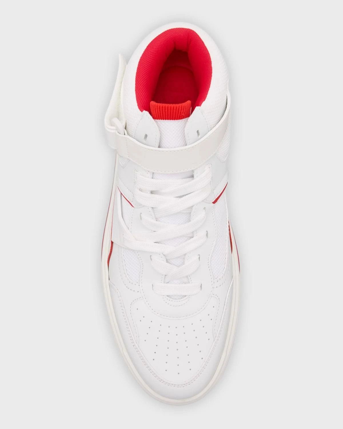 Christian Louboutin o1s1wg111024 Astroloubi Leather Sneakers in White & Red Size US 9 / EU 42 - 10 Thumbnail
