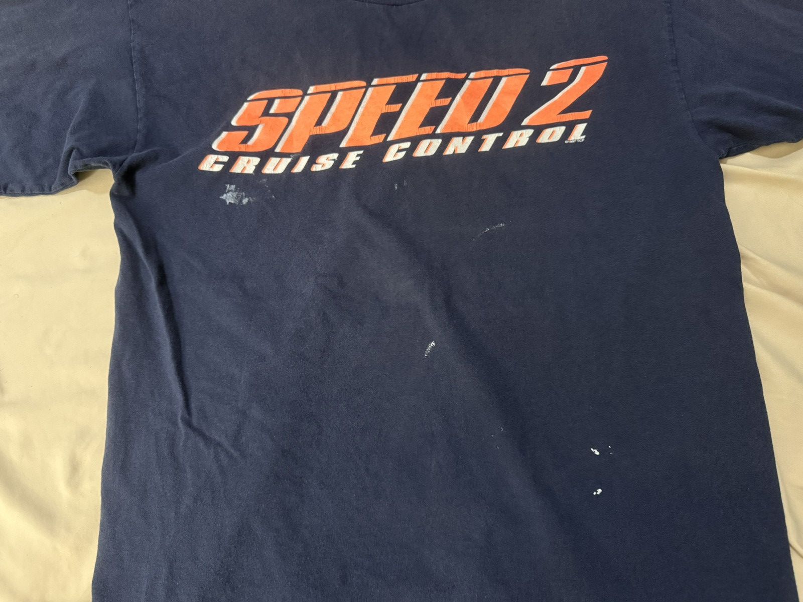 Vintage Vintage 90s SPEED 2 Cruise Control Sandra Bullock T Shirt Size US XL / EU 56 / 4 - 4 Thumbnail