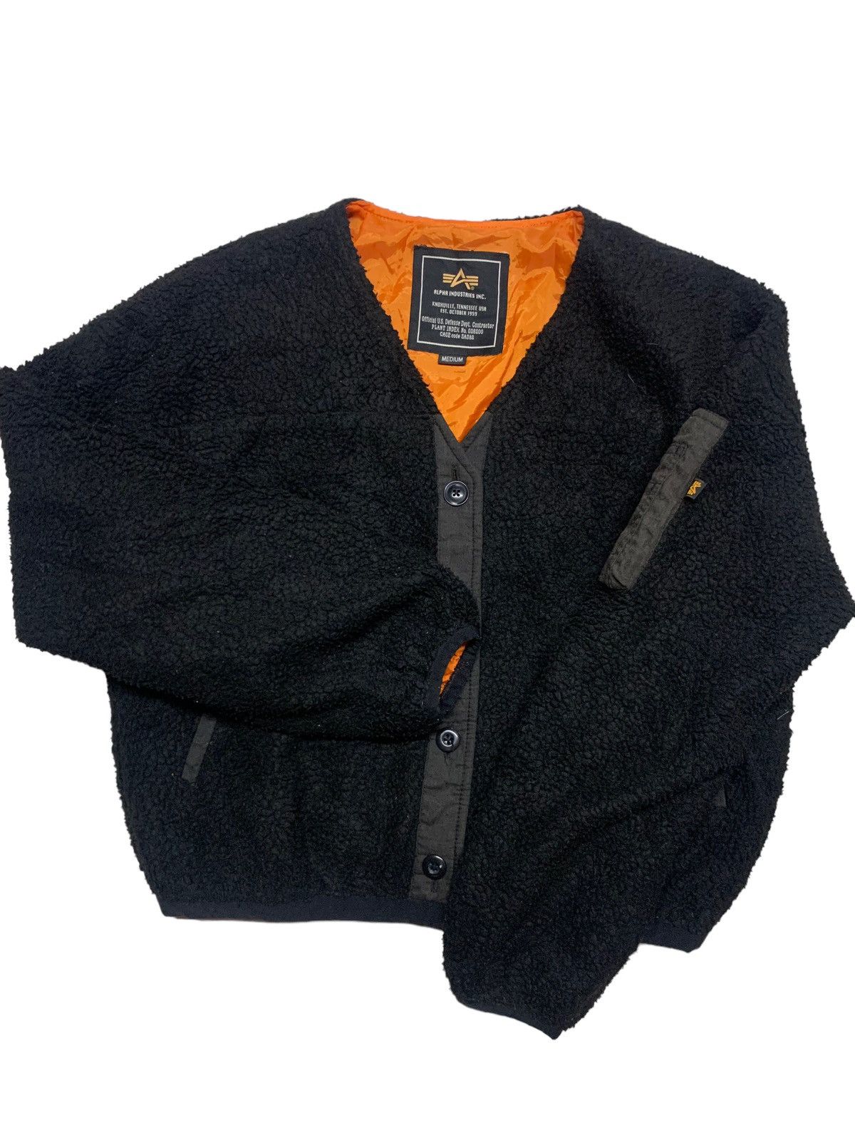 Alpha Industries × Vintage Vintage alpha industries inner Sherpa jacket Size US M / EU 48-50 / 2 - 5 Thumbnail