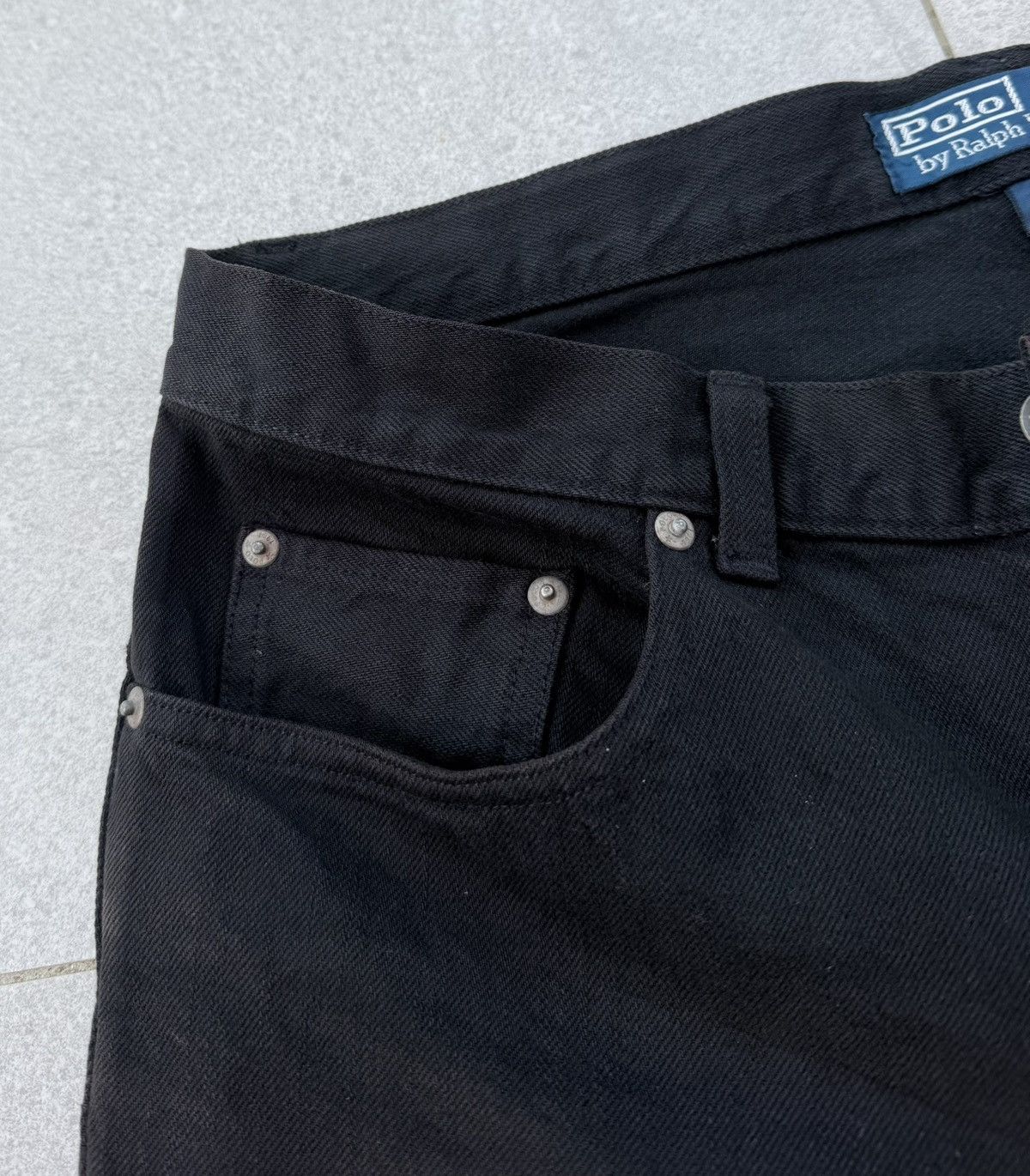 Polo Ralph Lauren 2000s PRL Polo Ralph Lauren Vintage Black Jeans Size US 32 / EU 48 - 3 Thumbnail