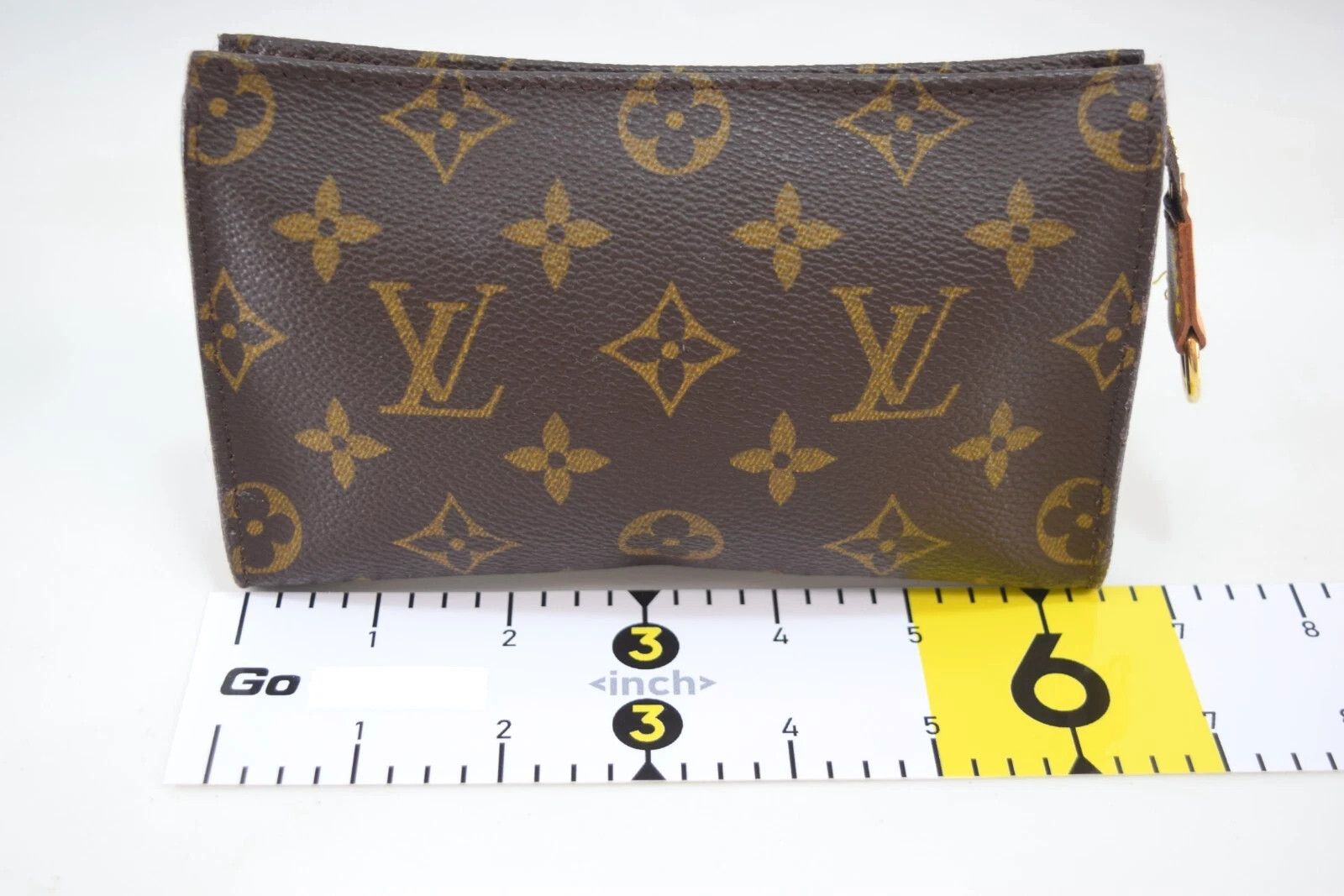 Louis Vuitton Auth Louis Vuitton Bucket Pouch PM Monogram Canvas 51954 Size ONE SIZE - 10 Thumbnail
