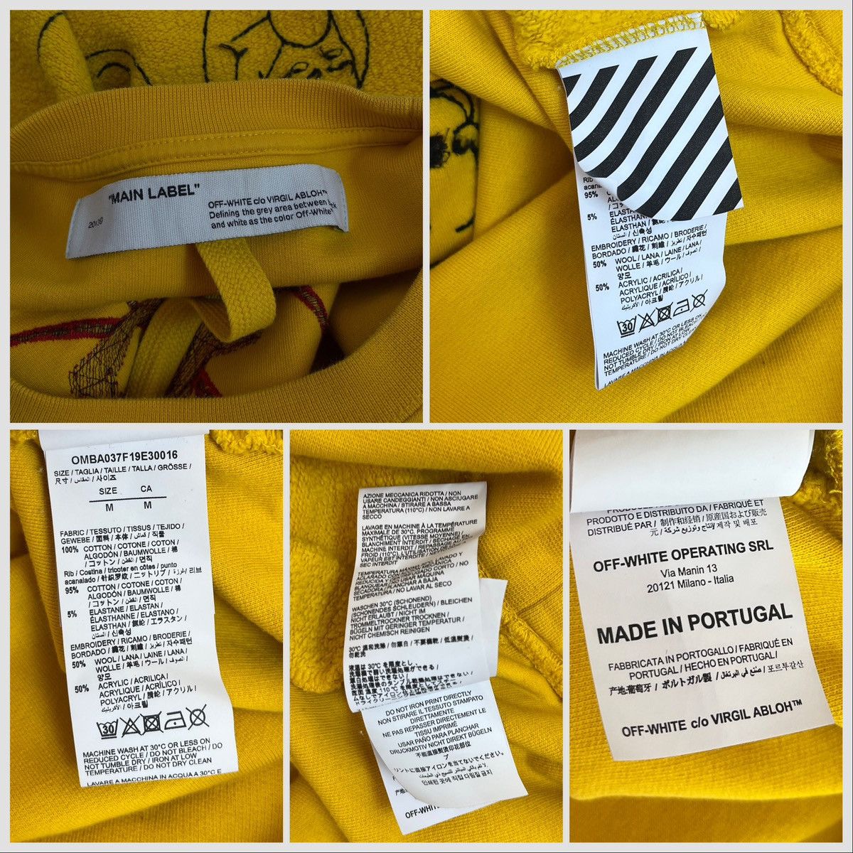 Off-White × Virgil Abloh 🔥 OFF-WHITE Industrial Y013 Incomp Sweatshirt Size US M / EU 48-50 / 2 - 3 Thumbnail