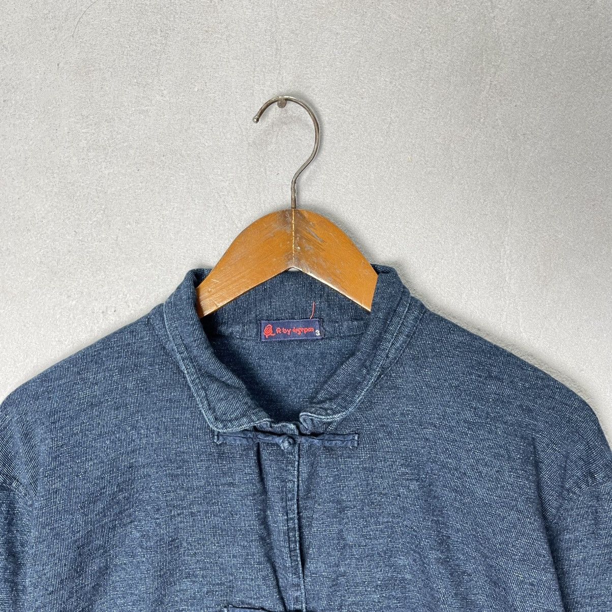 45rpm Vintage 2000s 45RPM Indigo Frog Button Shirt Jacket Size US M / EU 48-50 / 2 - 2 Thumbnail