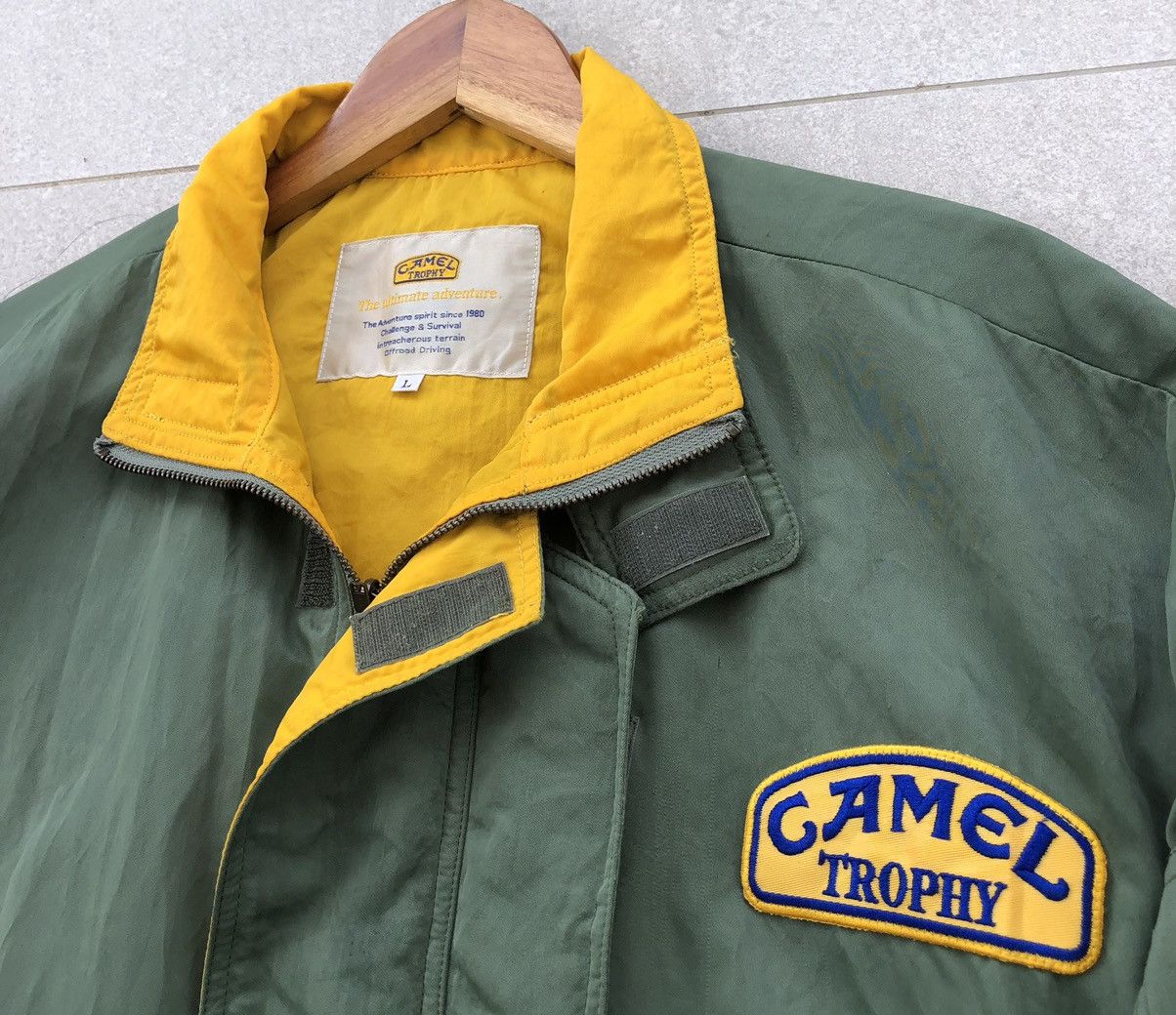 Vintage Vintage 1980 CAMEL TROPHY Reversible Bomber Jacket Size US L / EU 52-54 / 3 - 10 Thumbnail