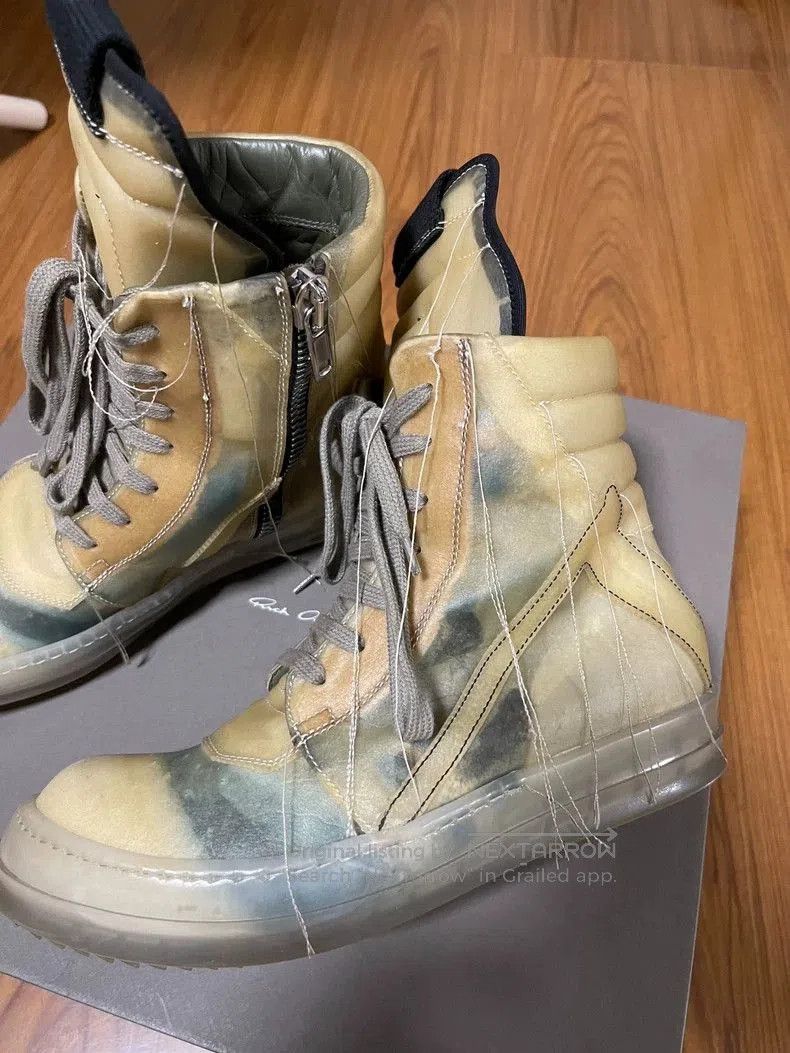 Rick Owens Rick Owens Green Ghost Triangle Boots. Size US 5.5 / EU 38 - 4 Thumbnail