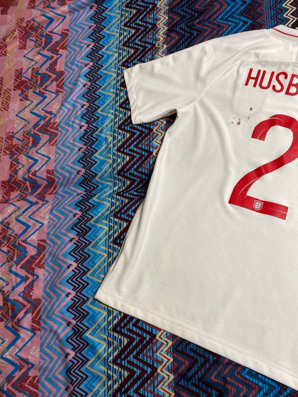 Nike T-Shirt Nike football England Y2K Vintage #2 HUSBAND Size US L / EU 52-54 / 3 - 20 Thumbnail