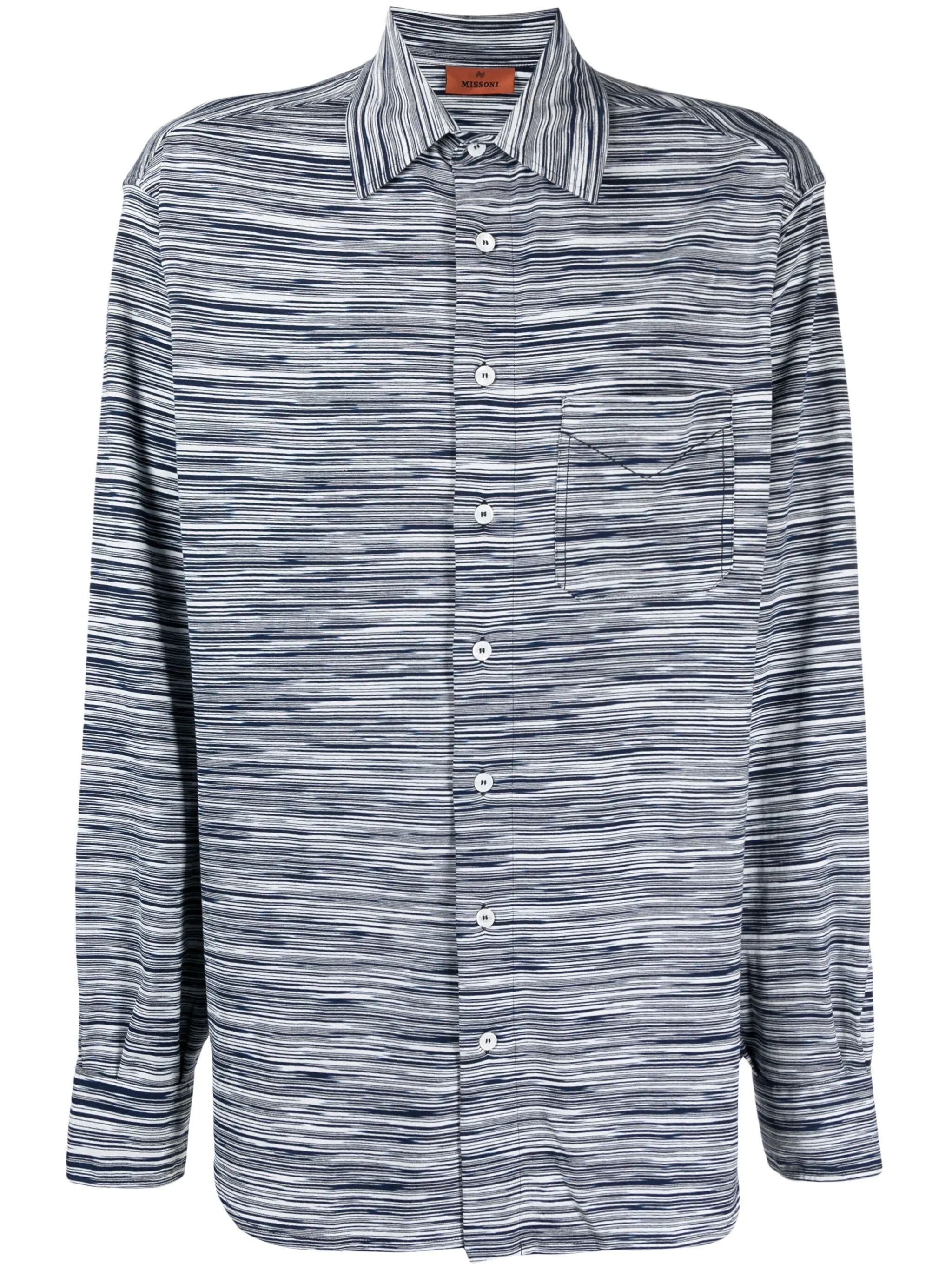 Missoni o1y0225 Patterned Shirt in Multicolor Size US M / EU 48-50 / 2 - 1 Thumbnail