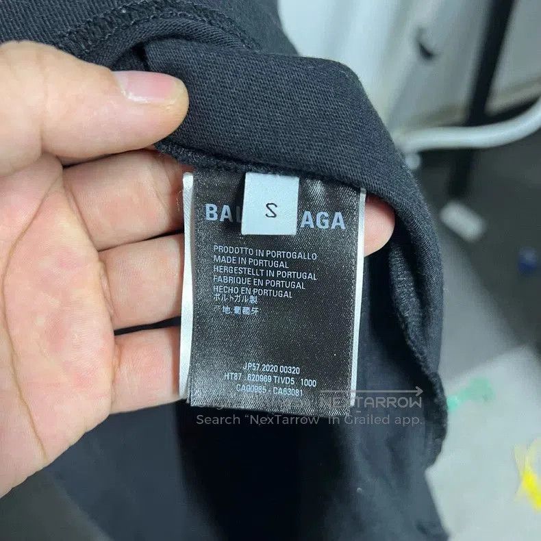 Balenciaga Balenciaga Printed Logo Short Sleeve Tee. Size US S / EU 44-46 / 1 - 4 Thumbnail