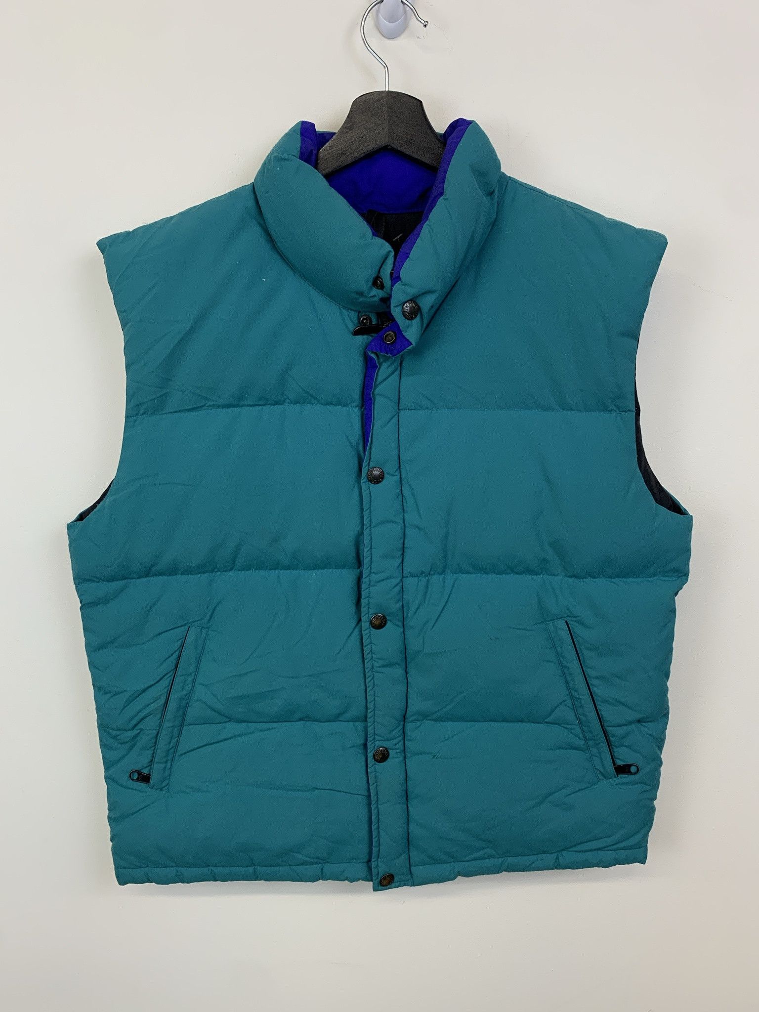 The North Face Vintage The North Face Puffer Vest Teal Size Medium Vest Size US M / EU 48-50 / 2 - 1 Thumbnail