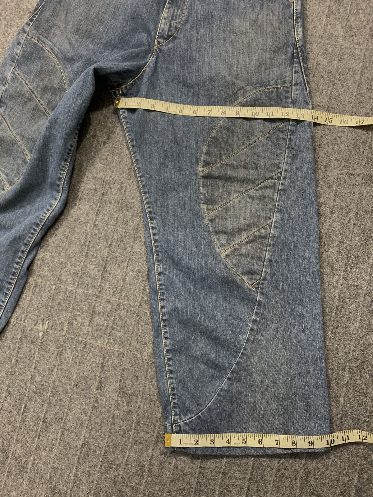Levi's Rare Levis Europe 102 Uomo Twisted Denim Baggy Knee Padded Size US 30 / EU 46 - 13 Thumbnail