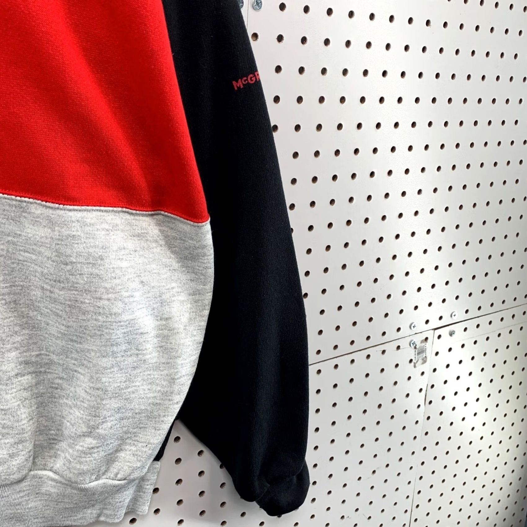 McGregor Vintage McGregor Striped Crewneck Sweatshirt - Large Black, Red, 23.5x26 - Mens Size US S / EU 44-46 / 1 - 7 Thumbnail