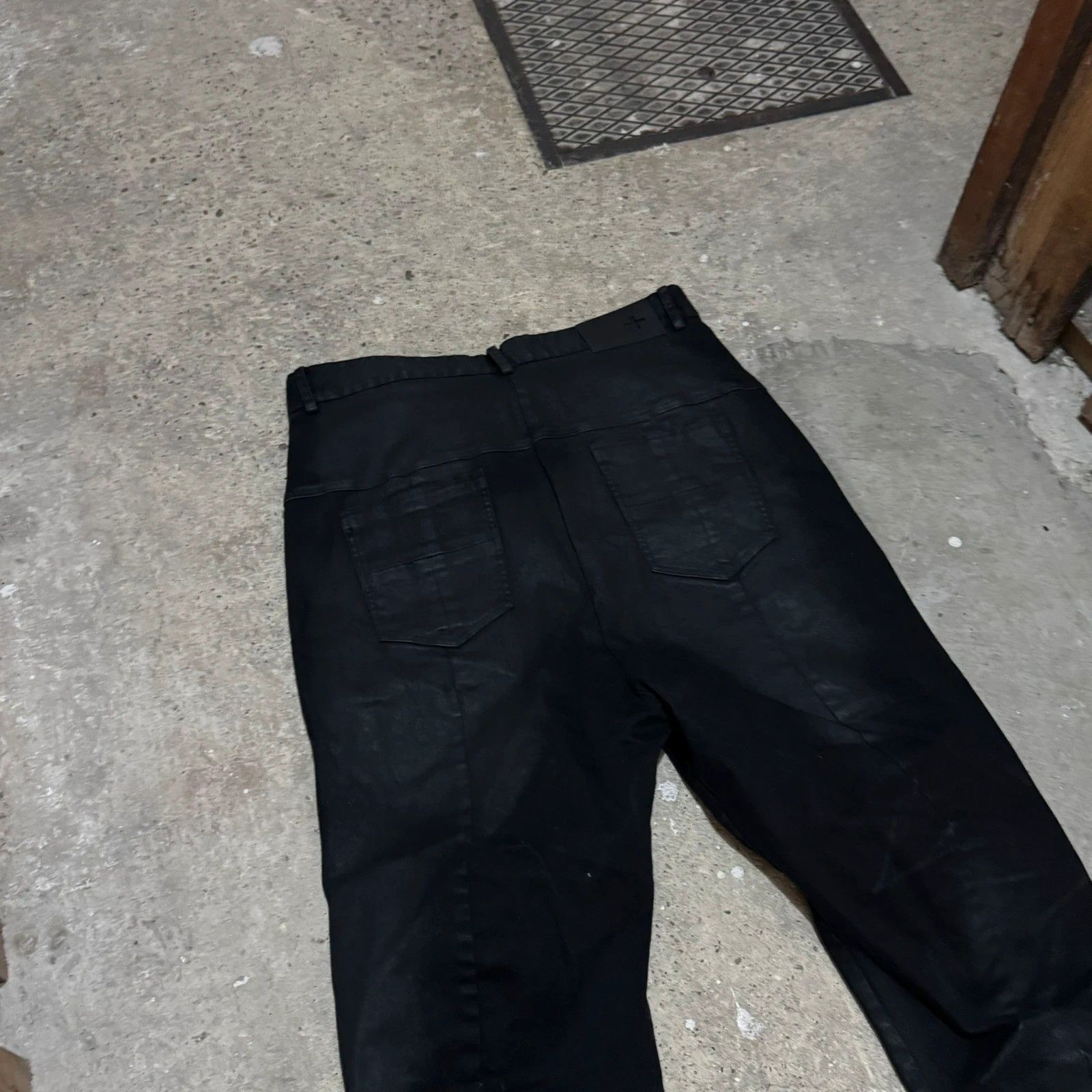MD75 Md75 waxed j-cut pants Size US 33 - 6 Thumbnail