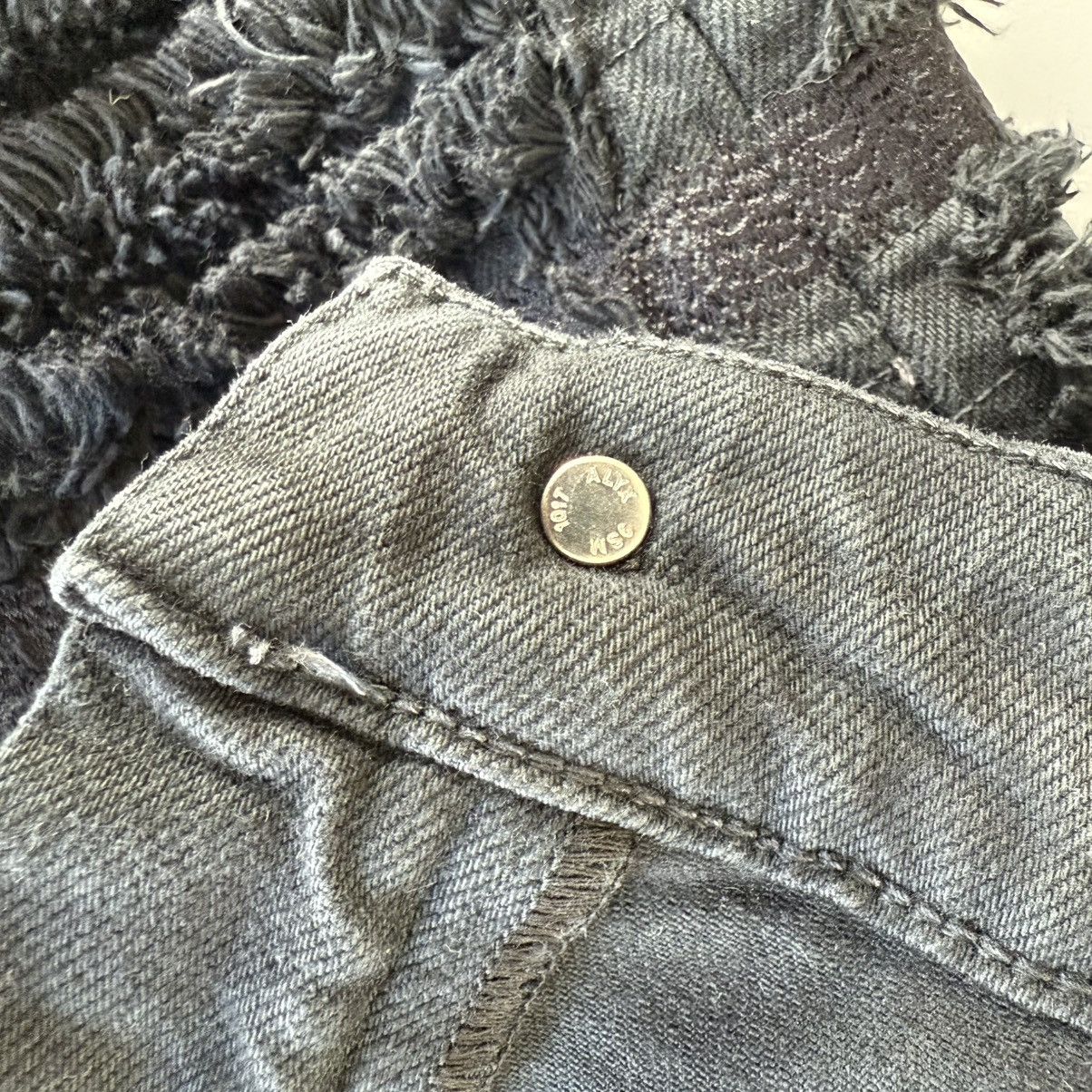 1017 ALYX 9SM × Blackmeans 1017 ALYX 9SM x Blackmeans Distressed Shaggy Jeans – Size 36 Size US 36 / EU 52 - 7 Thumbnail