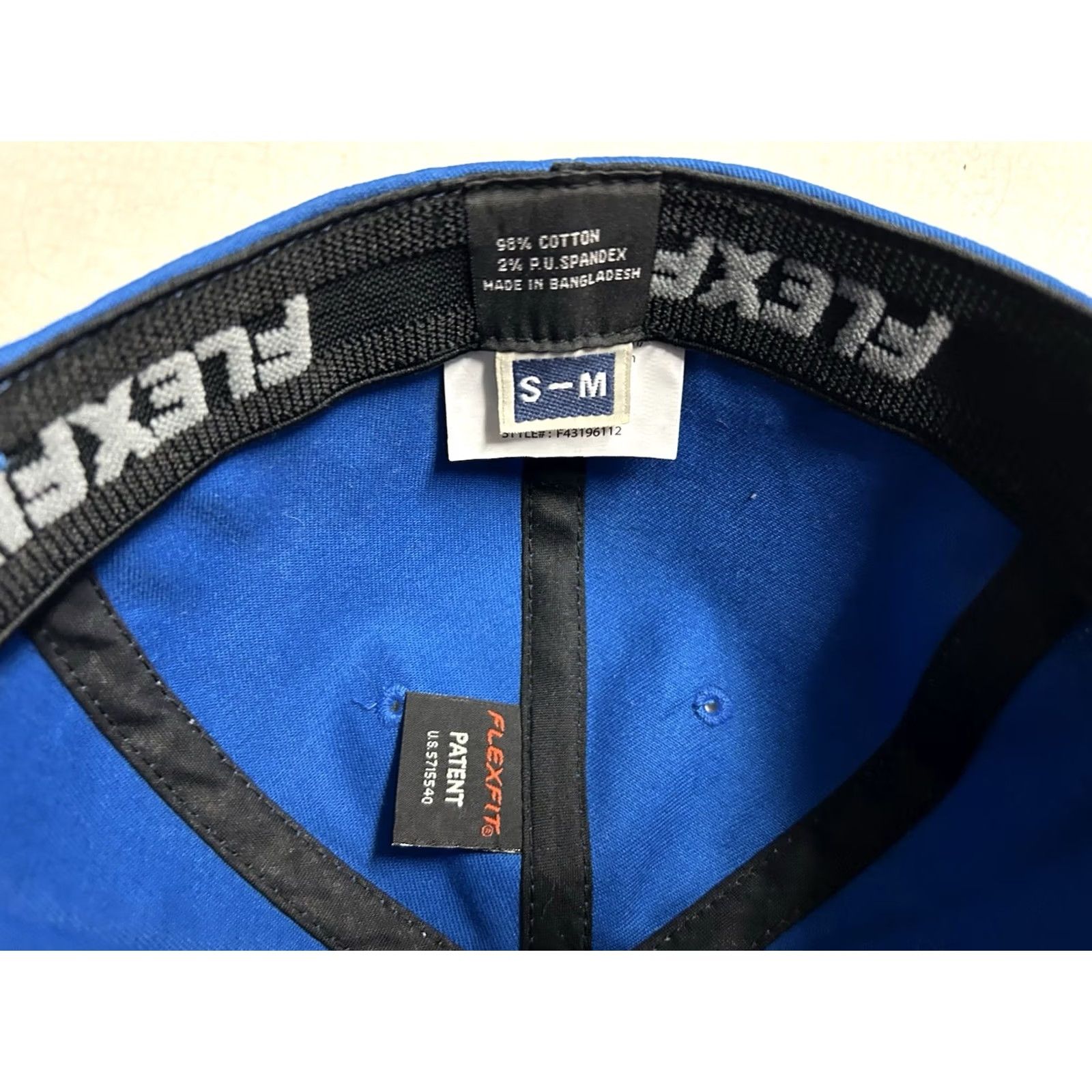 Vintage VINTAGE FMF Origins Fitted Flex Fit Hat S/M Blue Mens Snapback Motocross Dirt Biking Size ONE SIZE - 6 Thumbnail