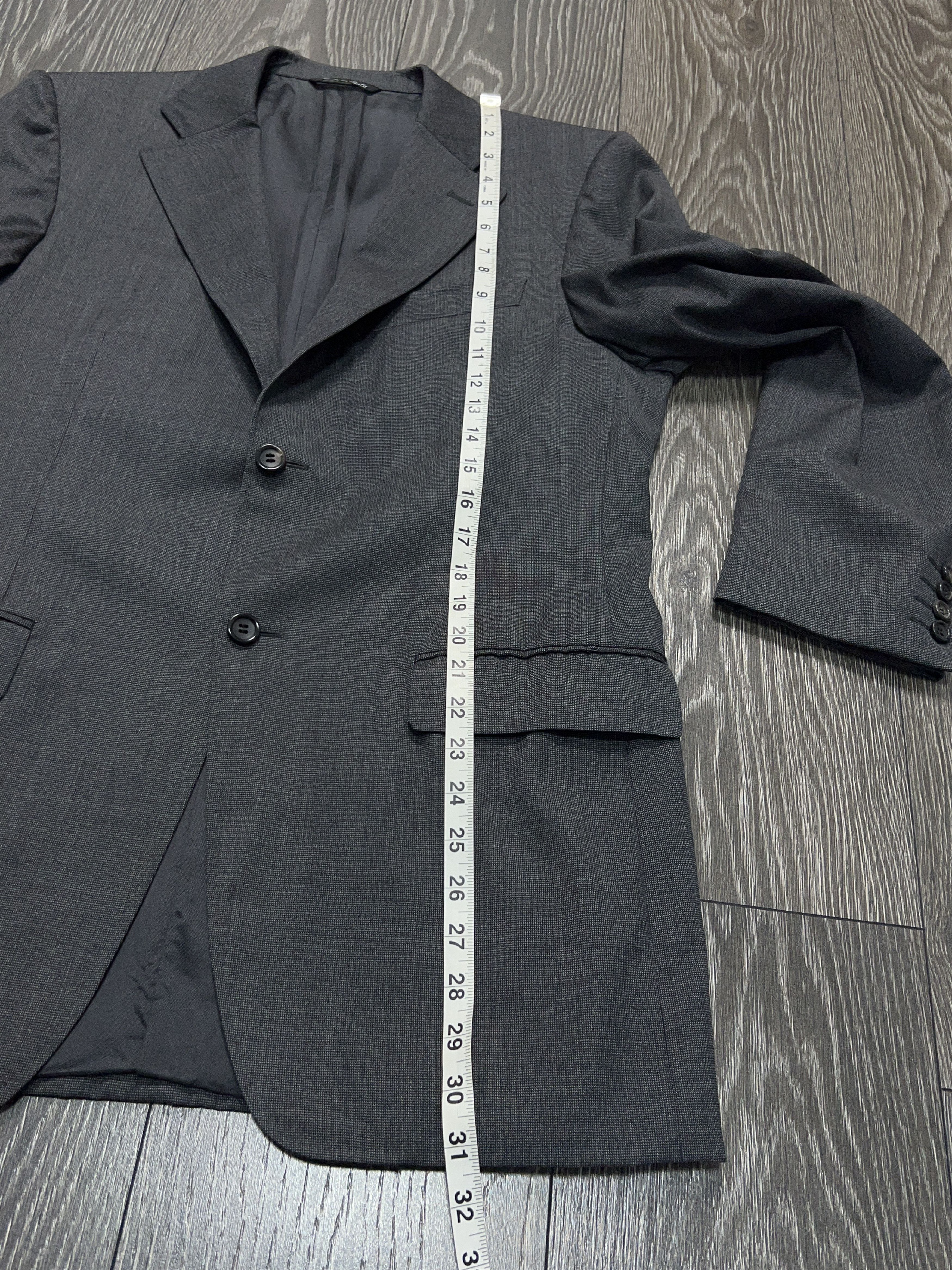 Canali Classic Two Button Wool Blazer Jacket Sport Coat Size 50 R Size 50R - 6 Thumbnail