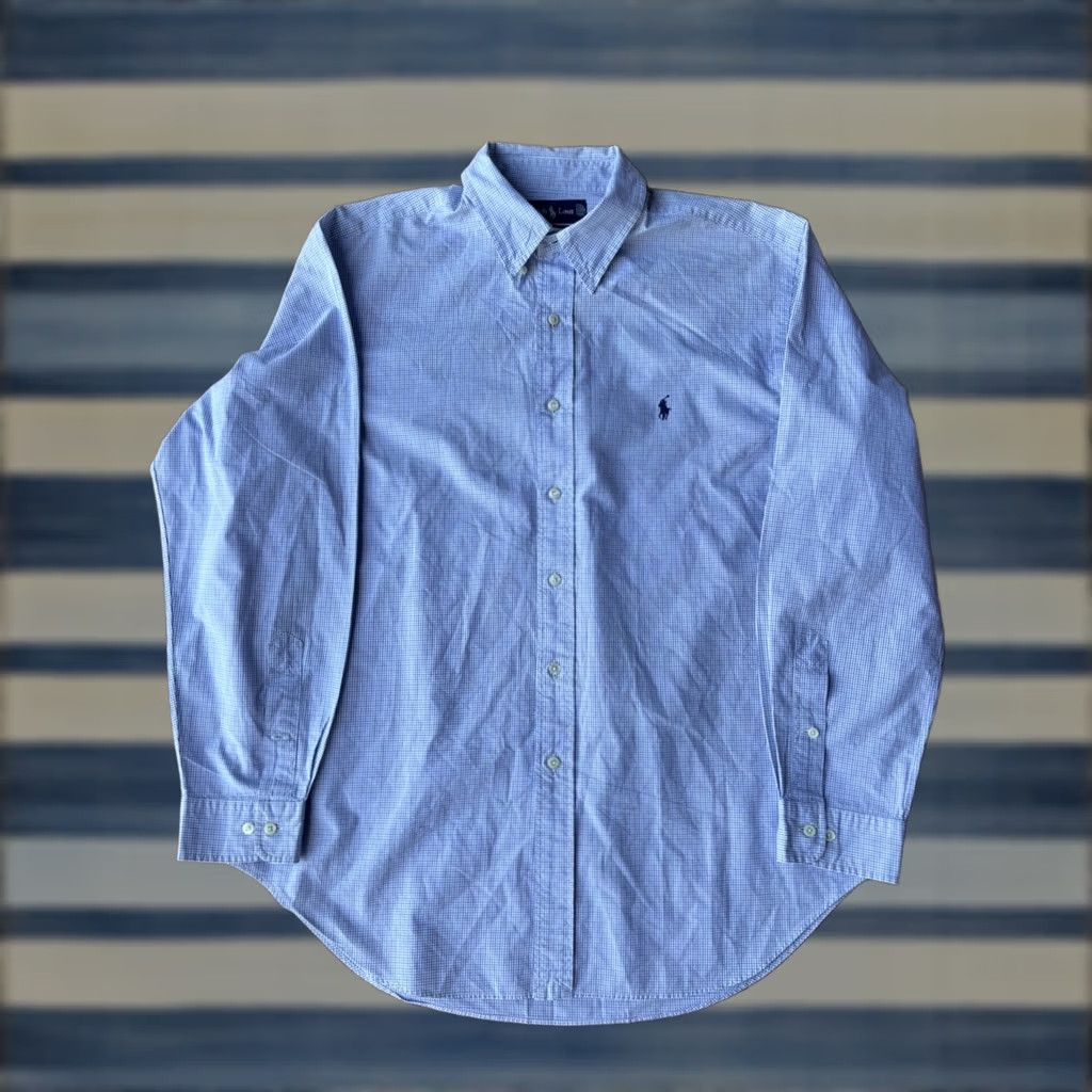 Polo Ralph Lauren VINTAGE Polo Ralph Lauren Shirt Mens 17 34/35 Stripe Classic Fit Preppy Shirt Size US XL / EU 56 / 4 - 1 Thumbnail