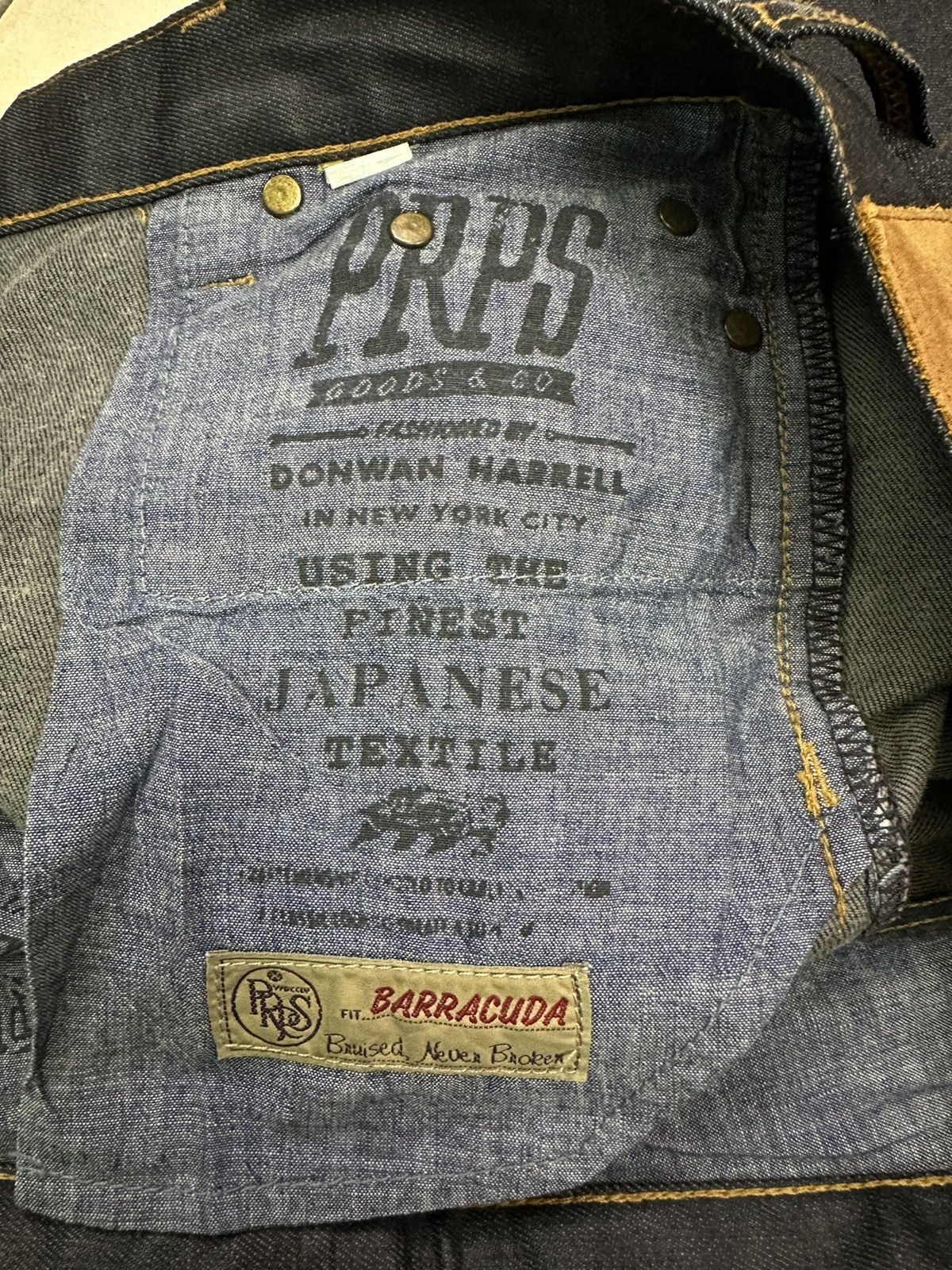 Prps PRPS BLUE DENIM WAX JEANS Size US 26 / EU 42 - 21 Thumbnail