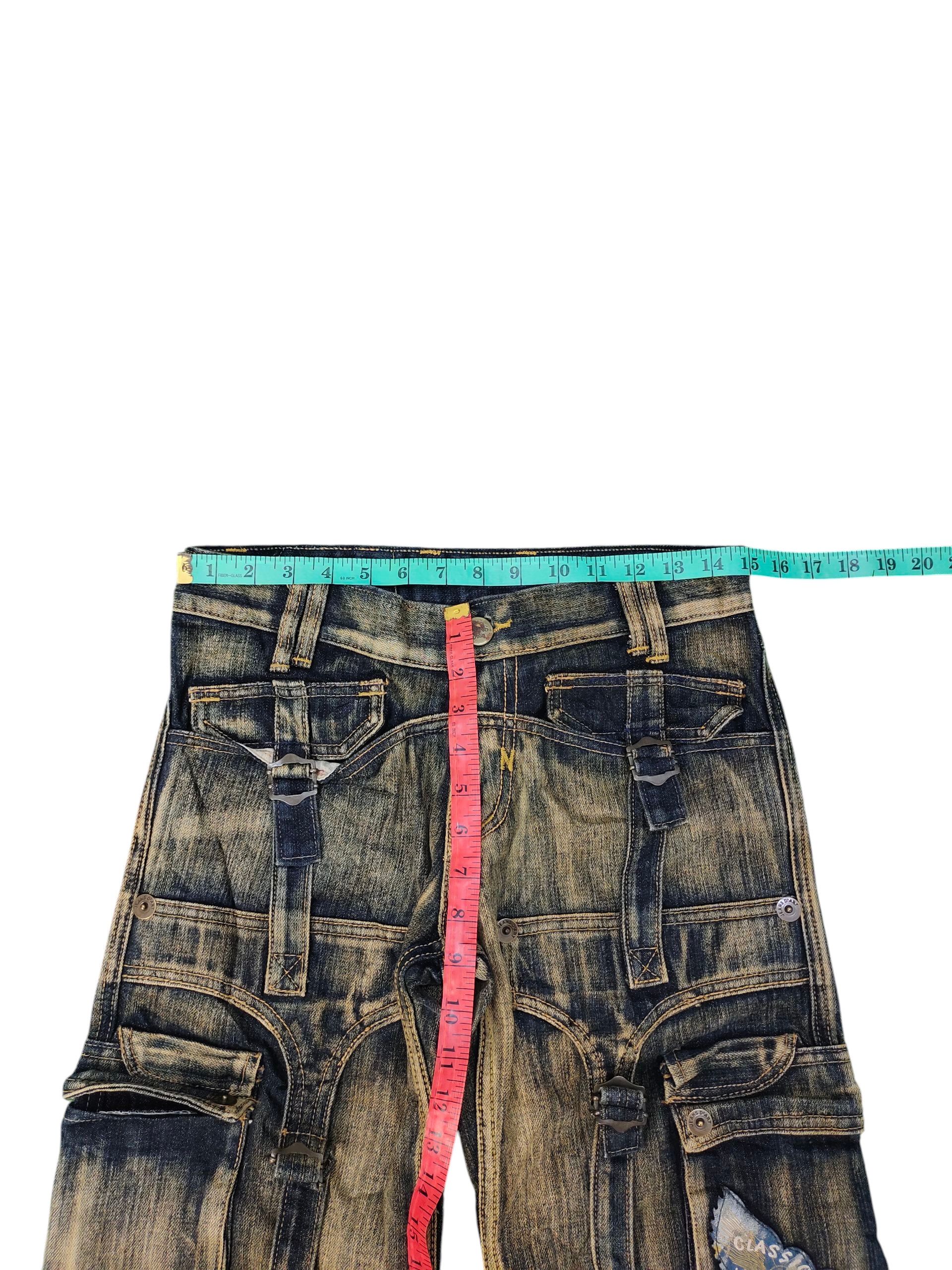 Japanese Brand DeArt Japan Bondage Tactical Multi Pocket Jeans Cyberpunk Size US 30 / EU 46 - 15 Thumbnail