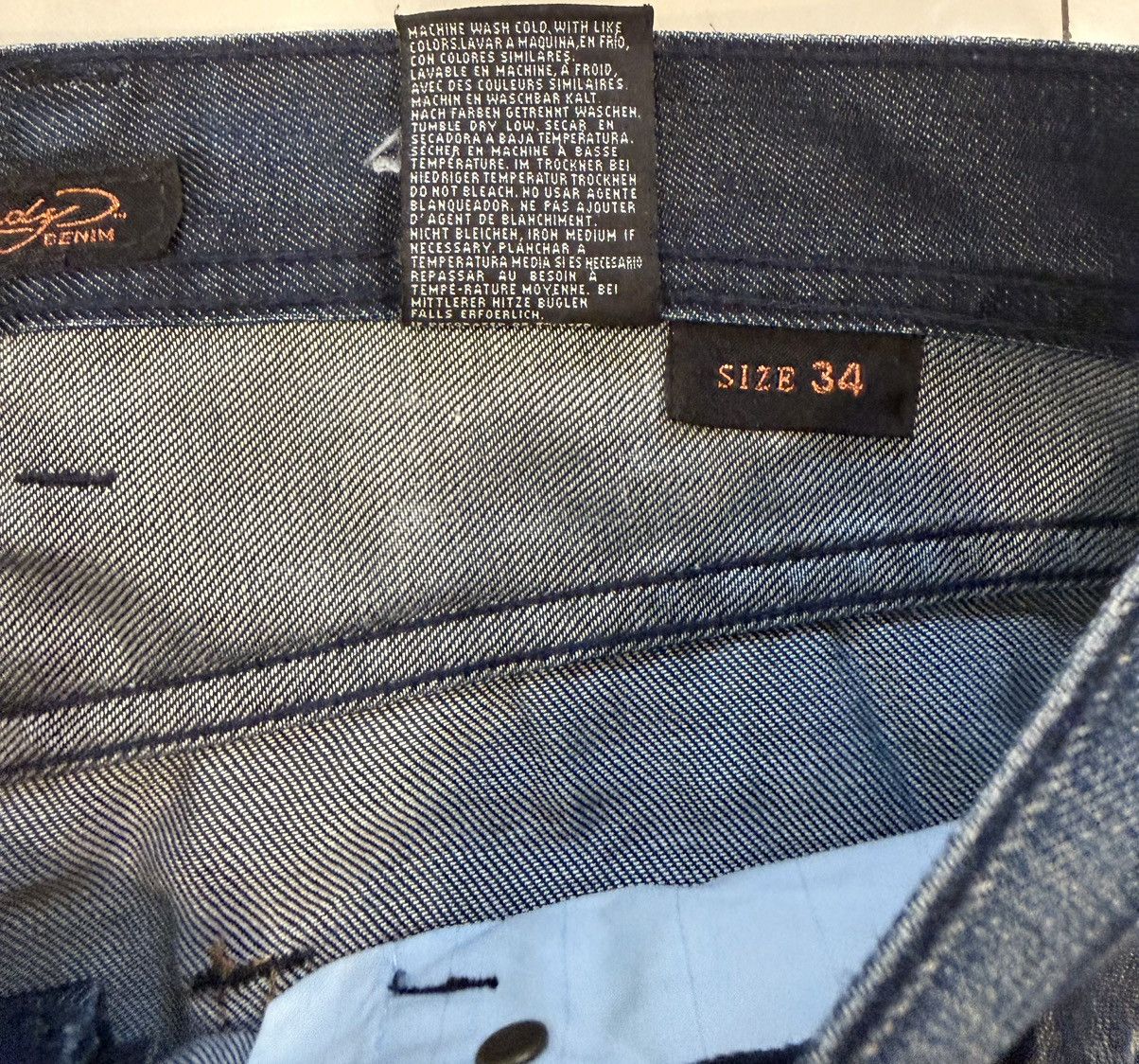 Ed Hardy Vintage Ed Hardy Tiger Print Jeans Size US 34 / EU 50 - 7 Thumbnail