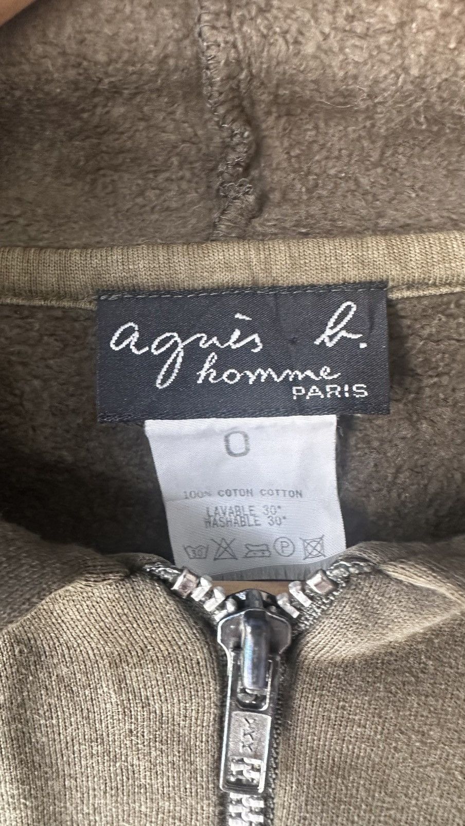 agnes b. Agnes b Vintage hoodie zipper jacket Size US M / EU 48-50 / 2 - 2 Thumbnail