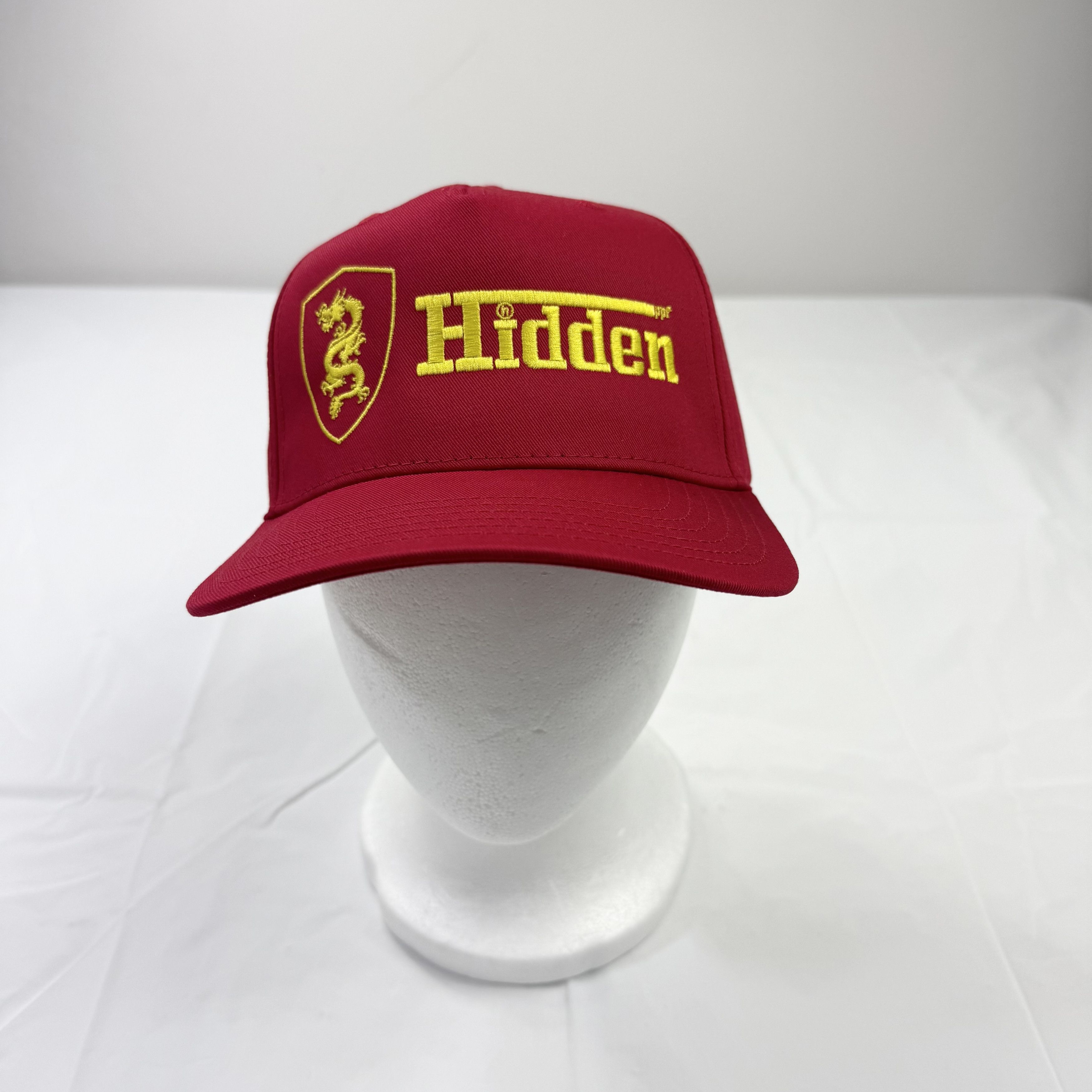 HIDDEN Hidden NY Red Dragon Crest Snapback Hat Embroidery NYC Size ONE SIZE - 1 Thumbnail