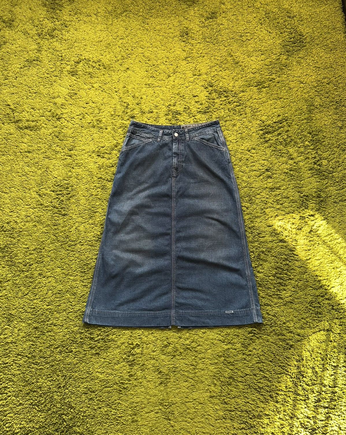 Diesel Diesel 2000s vintage carpenter denim maxi skirt Y2K Size 28" / US 6 / IT 42 - 4 Thumbnail