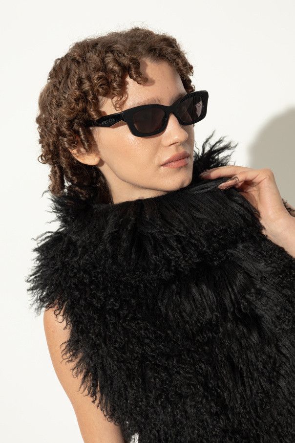 Alexander McQueen o1w1db10126 Size:OS/ Geometric Sunglasses in Black Size ONE SIZE - 2 Thumbnail