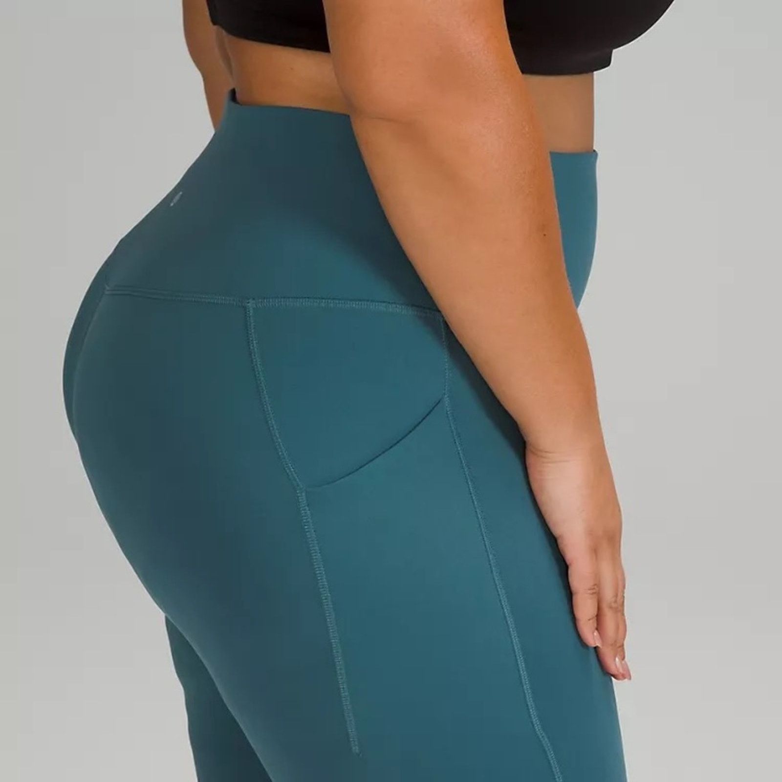 Lululemon NEW! $128 Align High Rise HR Pant 25” Pocket Capture Blue 20 Size 42" / US 20 - 1 Thumbnail