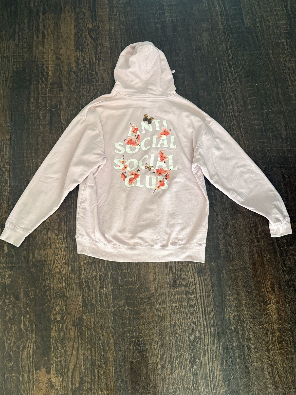 Anti Social Social Club Anti Social Social Club Sakura Hoodie Size US XL / EU 56 / 4 - 1 Thumbnail