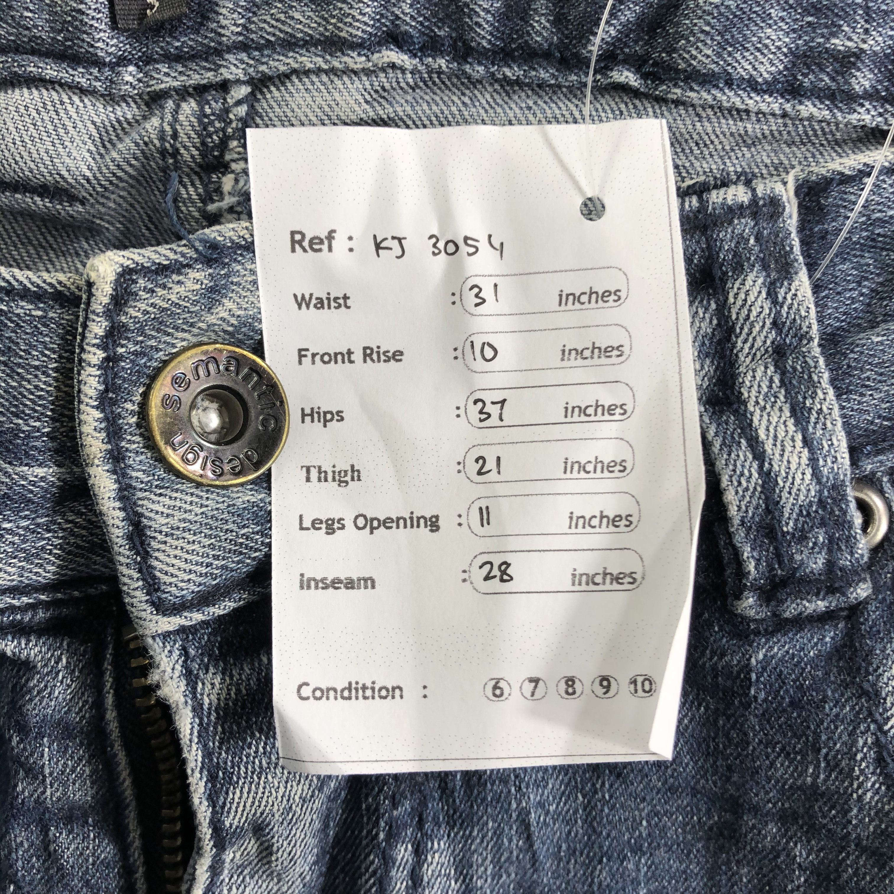 semanticdesign Japanese Semantic Design Jeans Skinny Denim KJ3054 Size US 28 / EU 44 - 8 Thumbnail