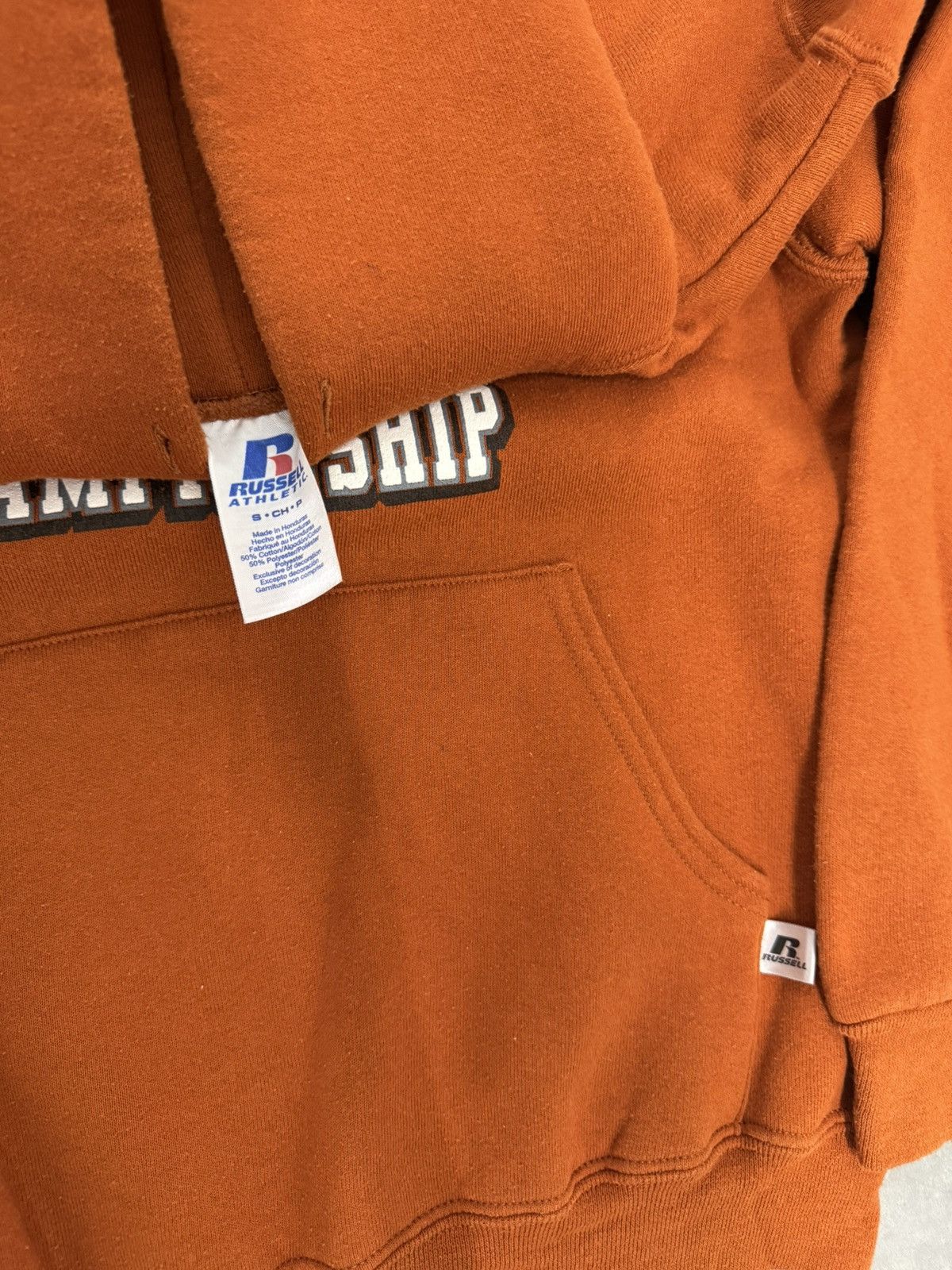 Russell Athletic Texas Longhorns Russell Athletic Hoodie 2000s Burnt Orange S Size US S / EU 44-46 / 1 - 3 Thumbnail