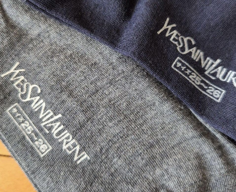 Yves Saint Laurent NWT Lot Of 4 YSL YVES SANT LAURENT Socks Size ONE SIZE - 3 Thumbnail