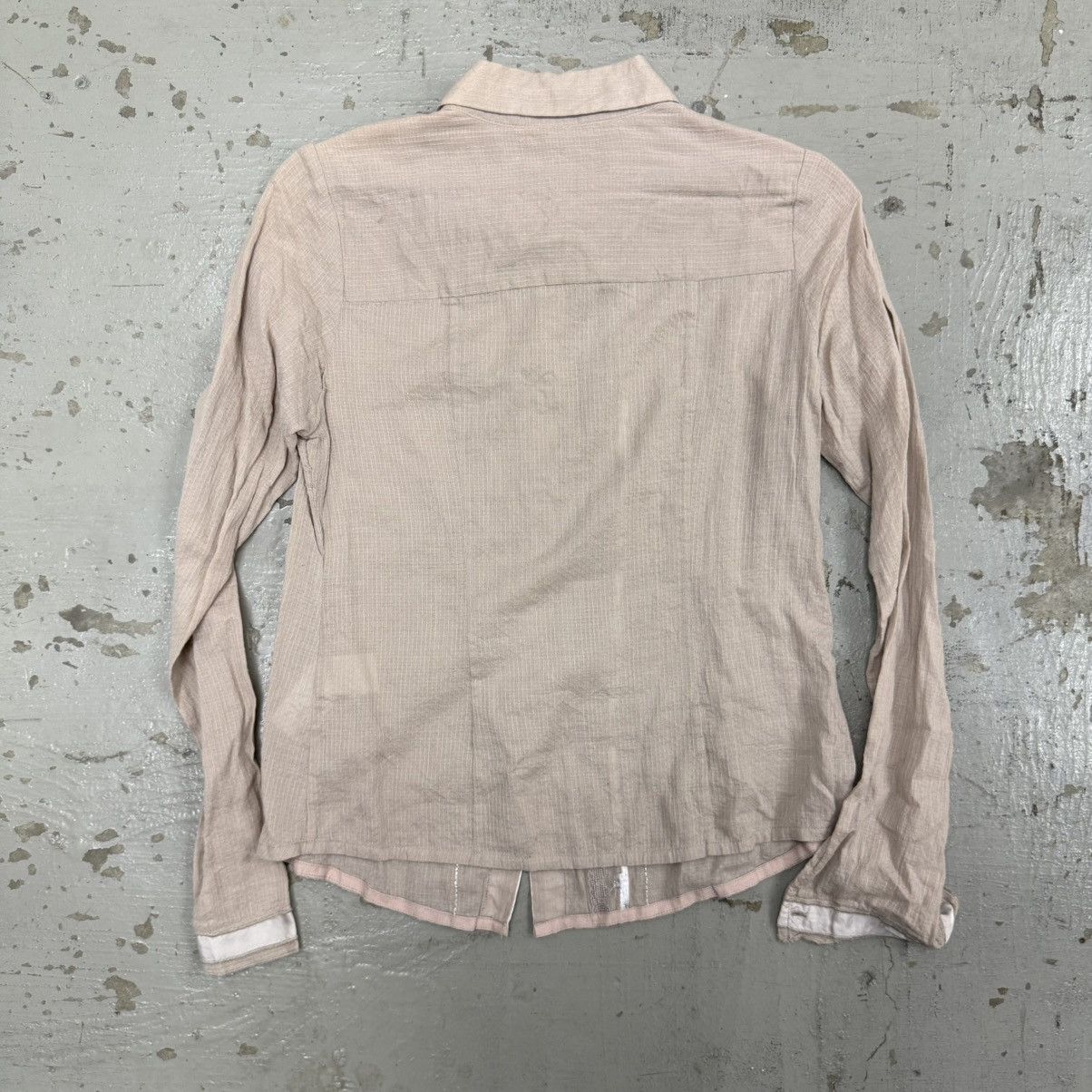 Marithe + Francois Girbaud Archives 90s Marithe Francois Girbaud Rhine Stone Shirt Size M / US 6-8 / IT 42-44 - 6 Thumbnail