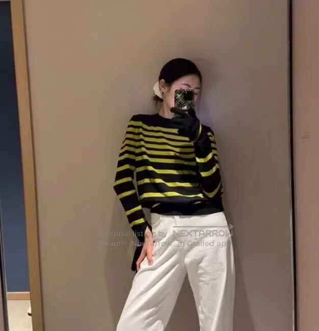 Loewe Loewe Multicolor Stripe Knit Wool Round Neck Long Sleeve S Size L / US 10 / IT 46 - 7 Thumbnail