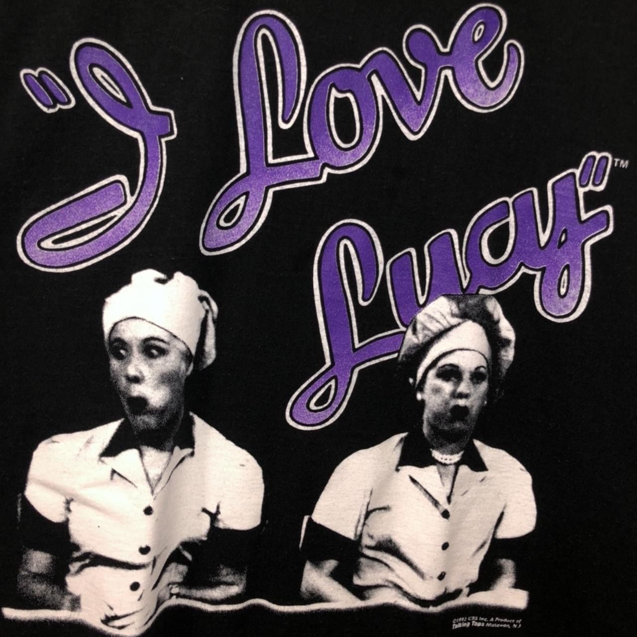Fruit Of The Loom Vintage 1992 CBS Inc. "I Love Lucy" Promo Tee Size US M / EU 48-50 / 2 - 2 Thumbnail