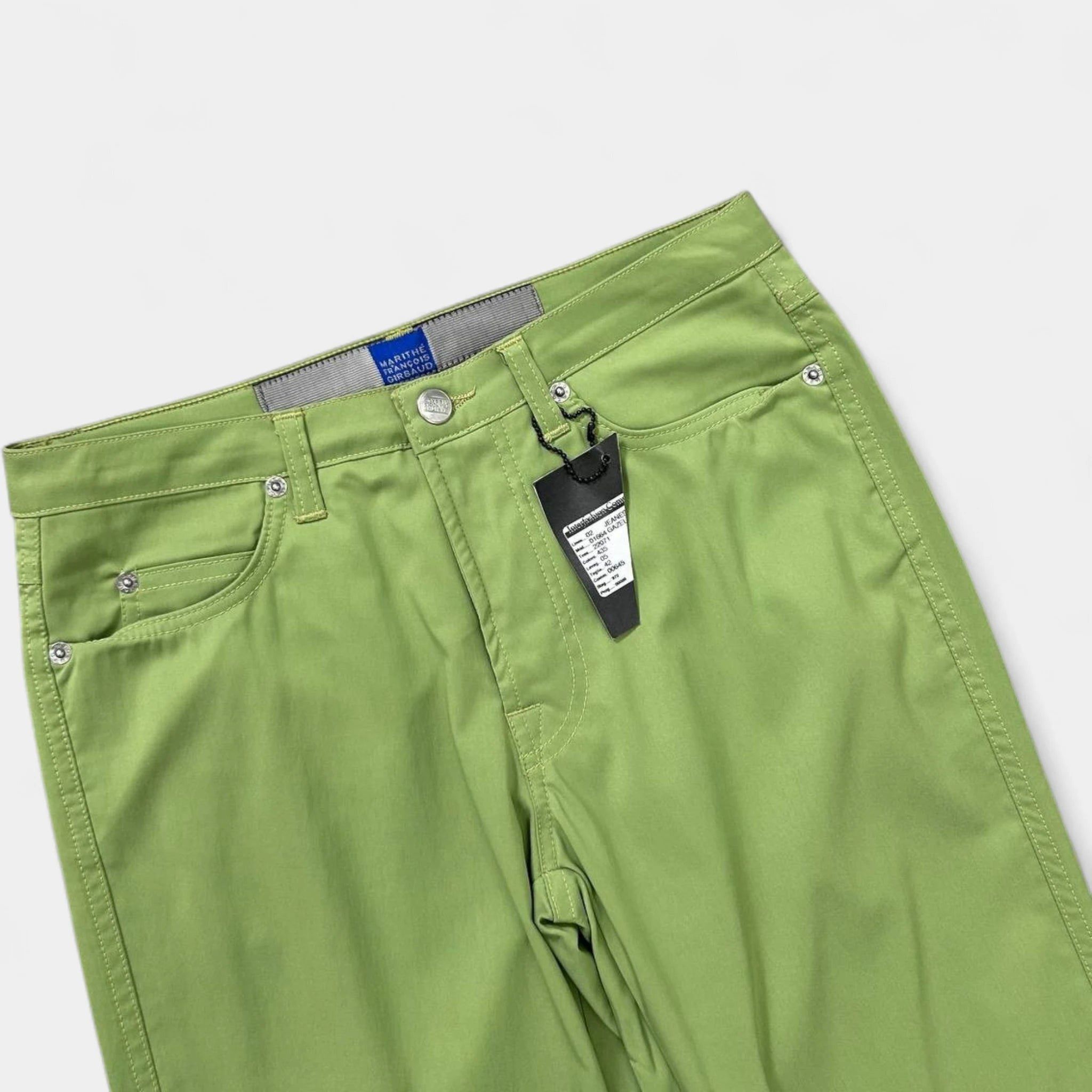 Marithe + Francois Girbaud Marithé + François Girbaud Technical Nylon Green Matcha Pant Size 28" / US 6 / IT 42 - 2 Thumbnail